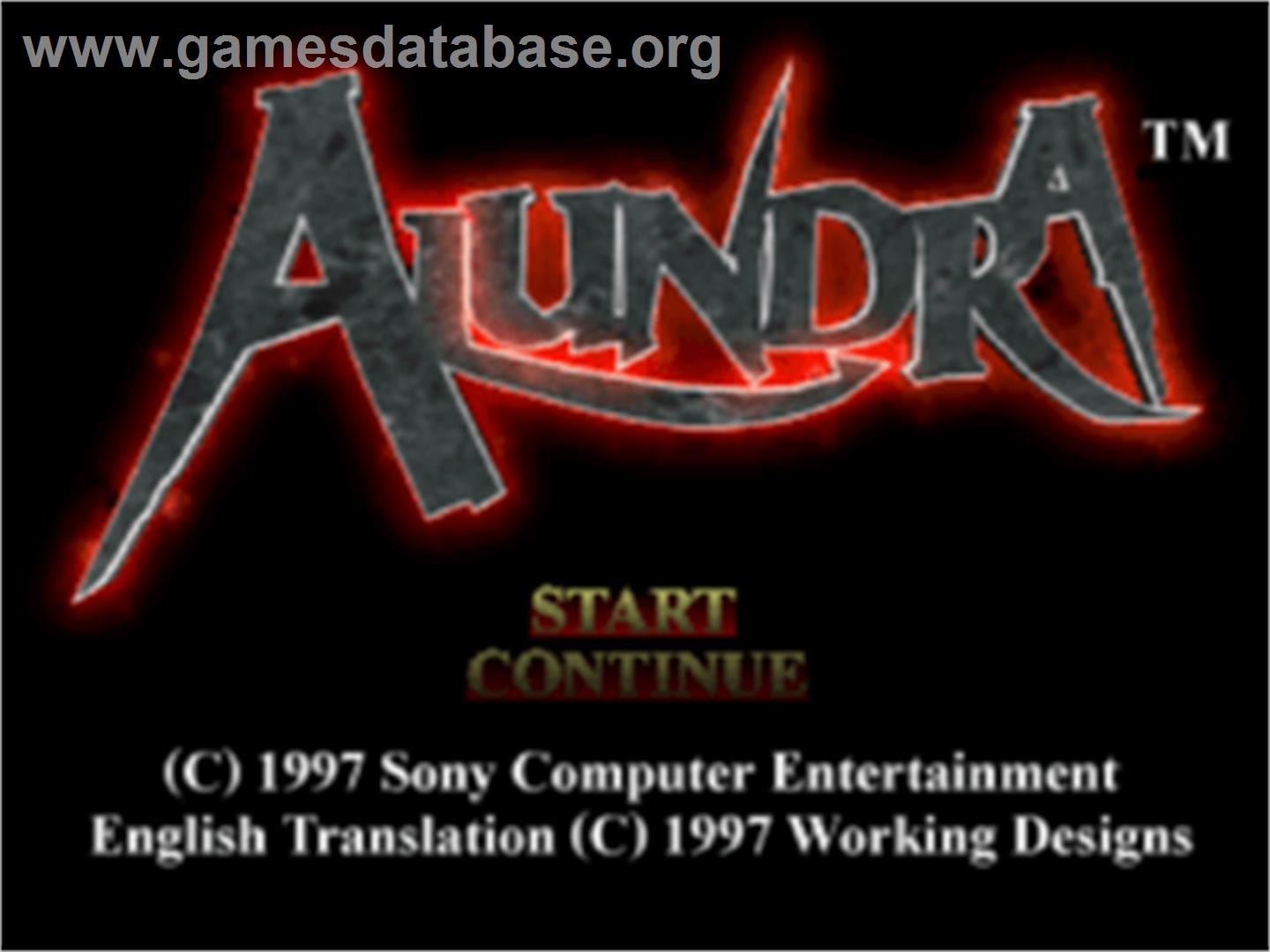 Alundra - Sony Playstation - Artwork - Title Screen