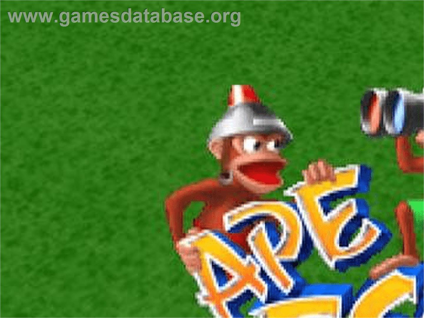 Ape Escape - Sony Playstation - Artwork - Title Screen
