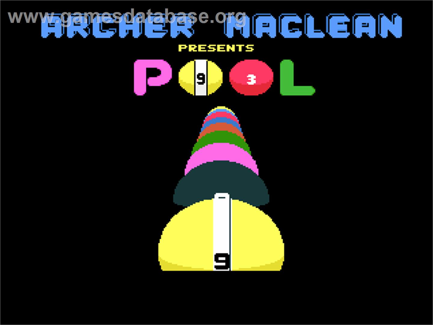 Archer Maclean's 3d Pool - Sony Playstation - Artwork - Title Screen
