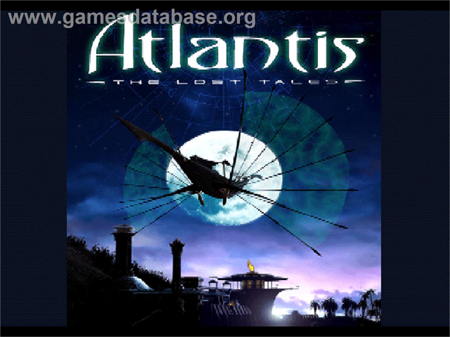 Atlantis: The Lost Tales - Sony Playstation - Artwork - Title Screen