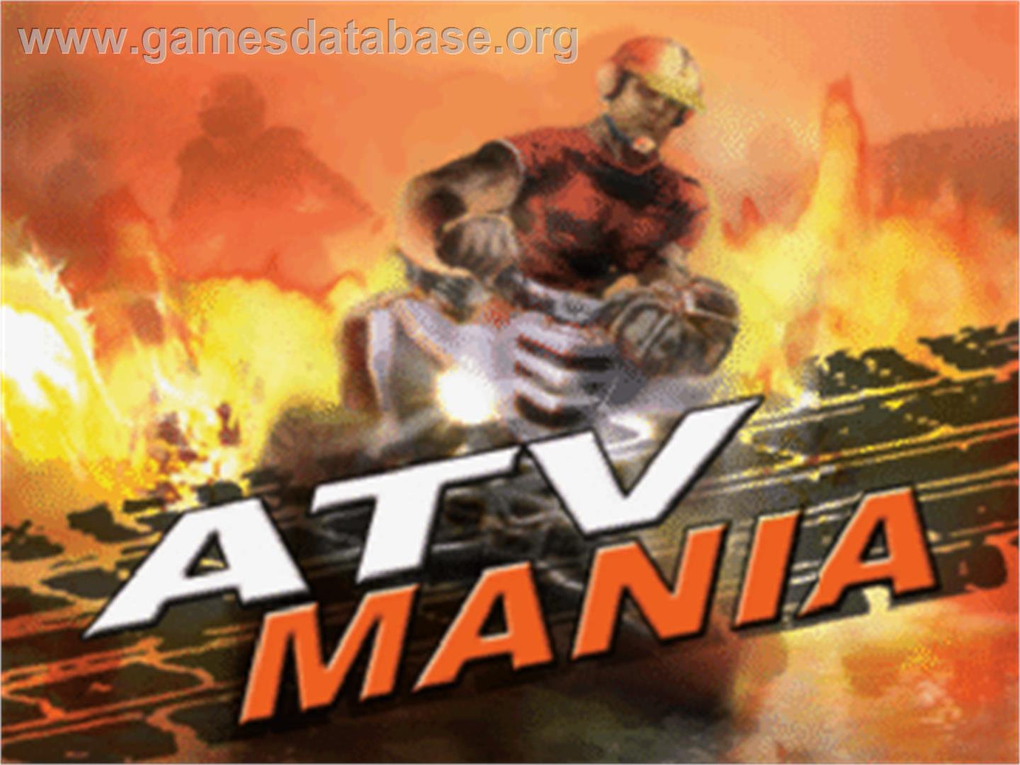 Atv Mania - Sony Playstation - Artwork - Title Screen