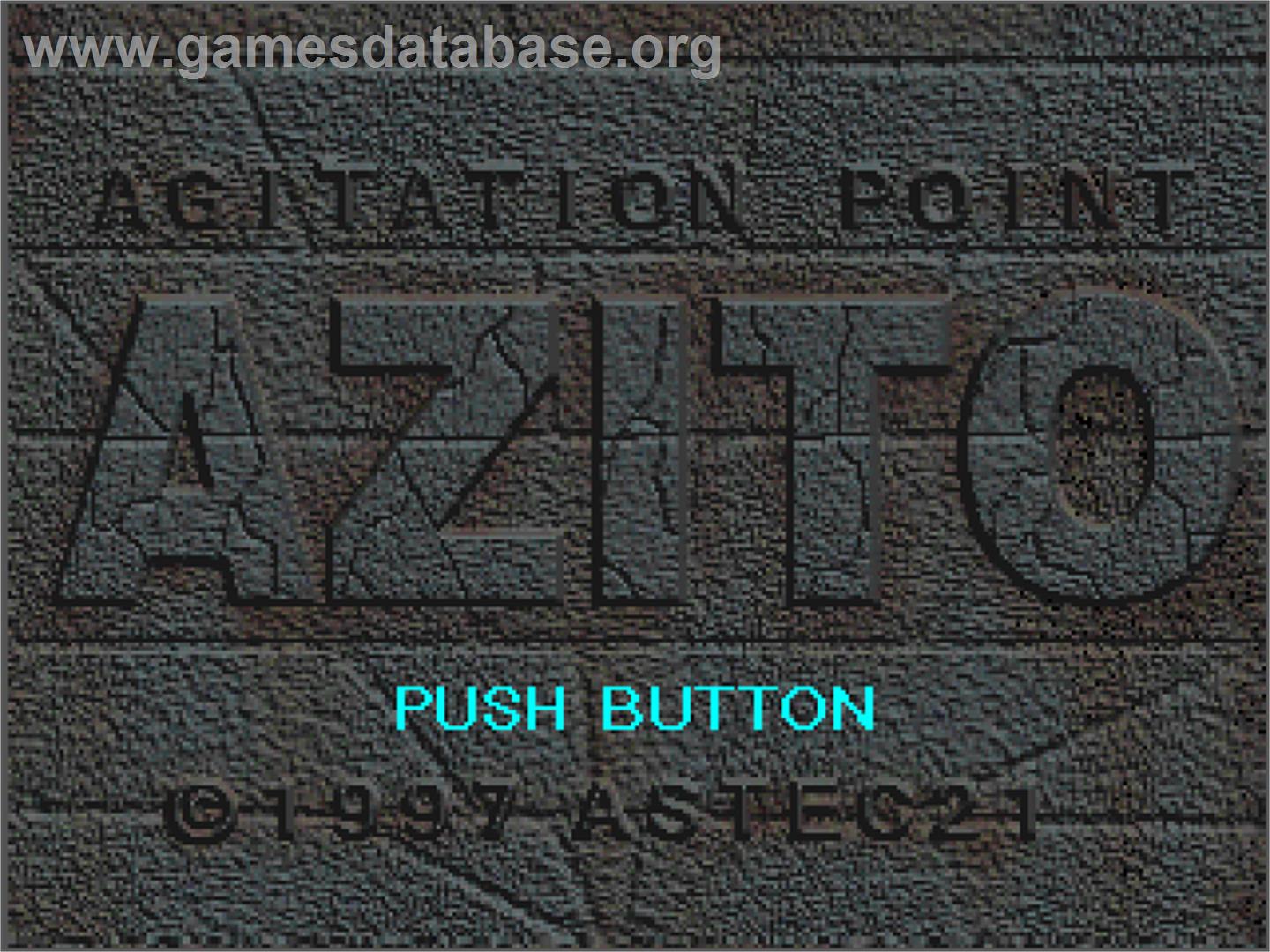 Azito - Sony Playstation - Artwork - Title Screen