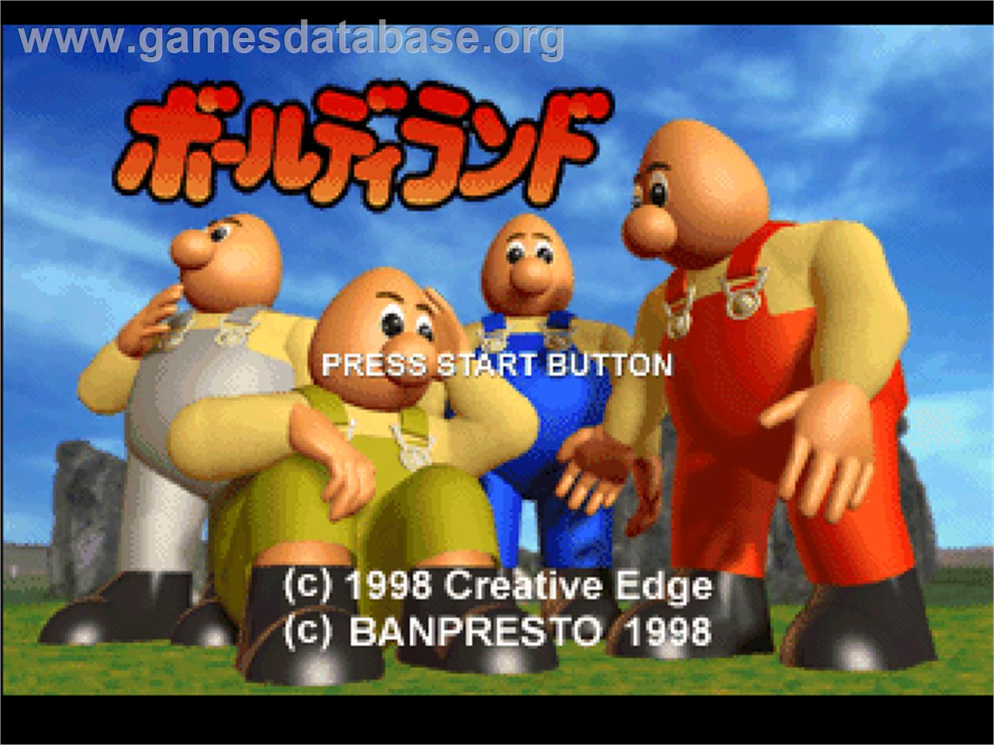 Baldies - Sony Playstation - Artwork - Title Screen