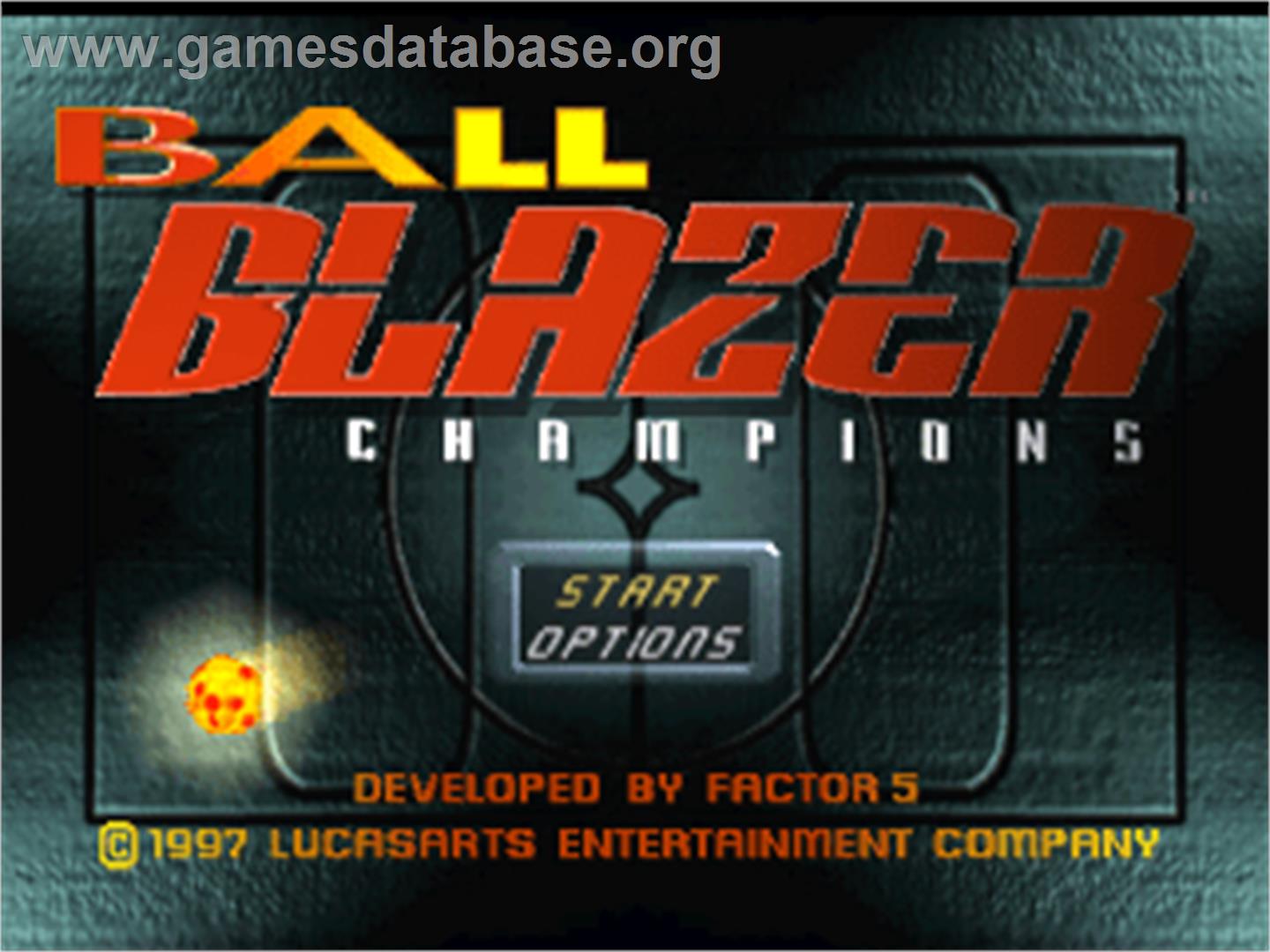 Ballblazer Champions - Sony Playstation - Artwork - Title Screen