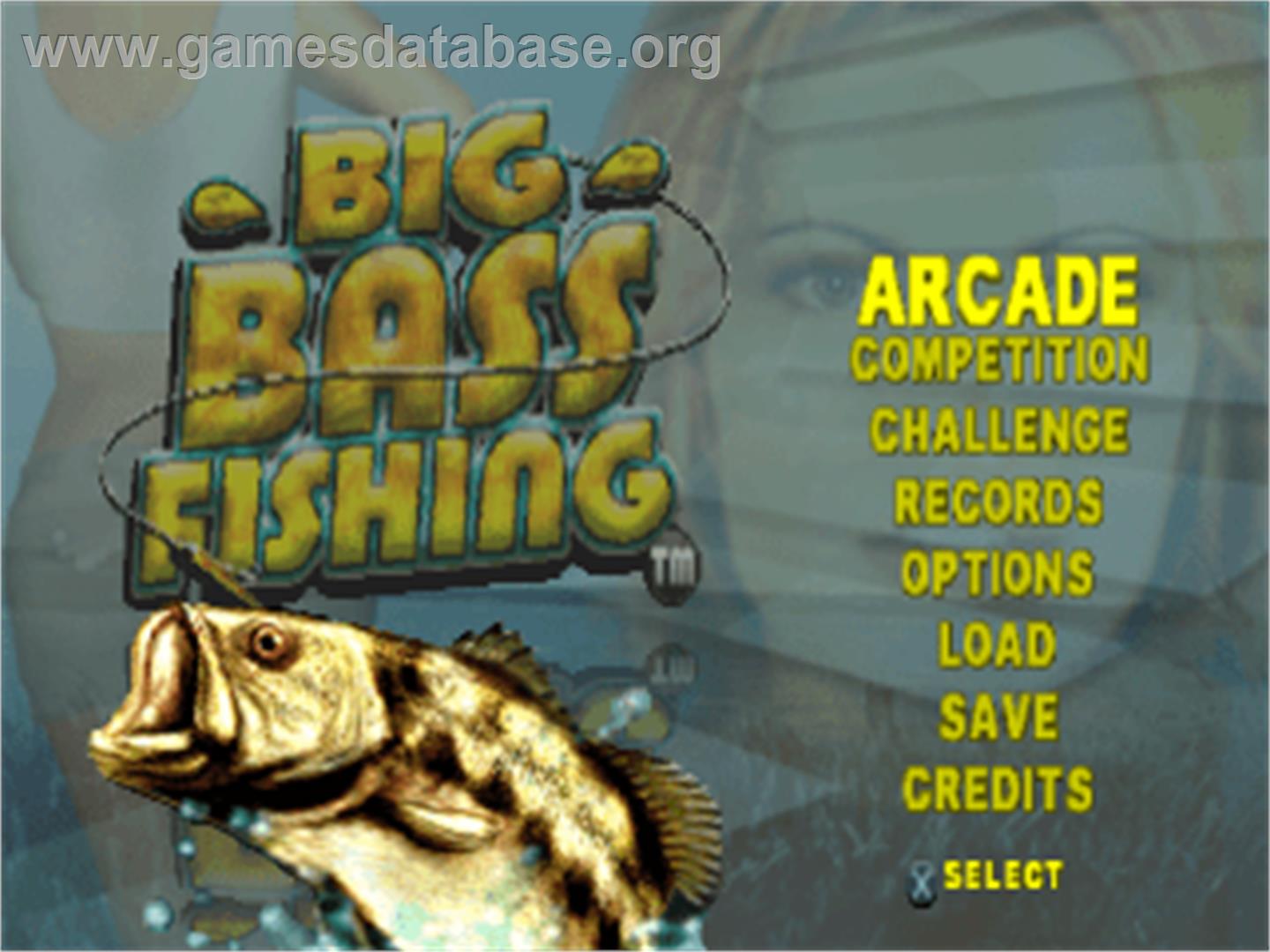 Big Bass Fishing - Sony Playstation - Artwork - Title Screen