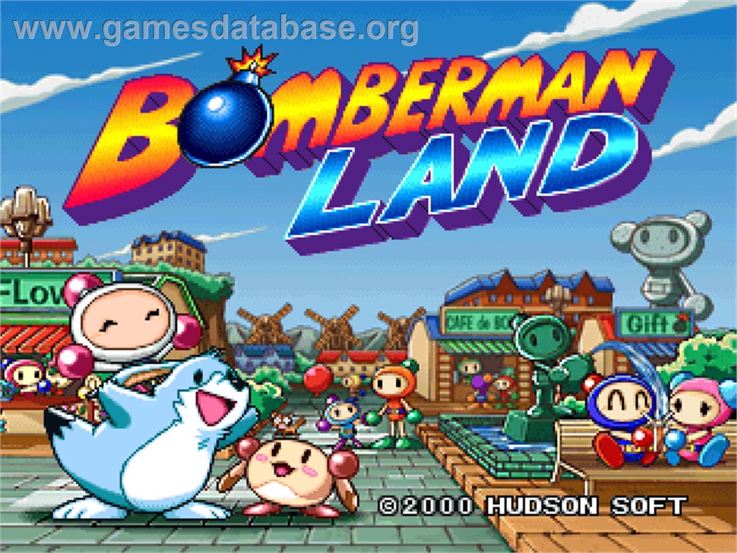 Bomberman Land - Sony Playstation - Artwork - Title Screen