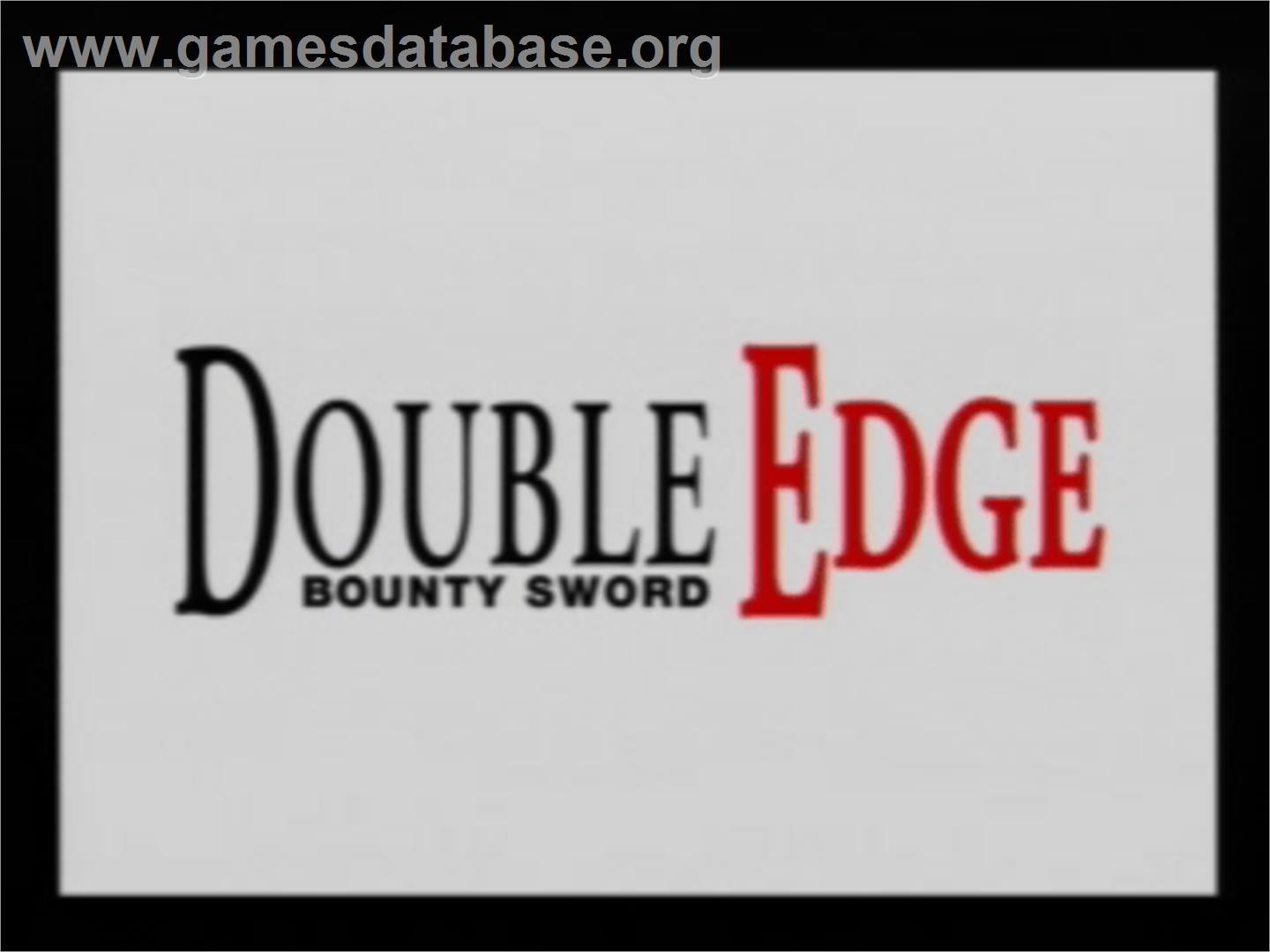 Bounty Sword - Double Edge - Sony Playstation - Artwork - Title Screen