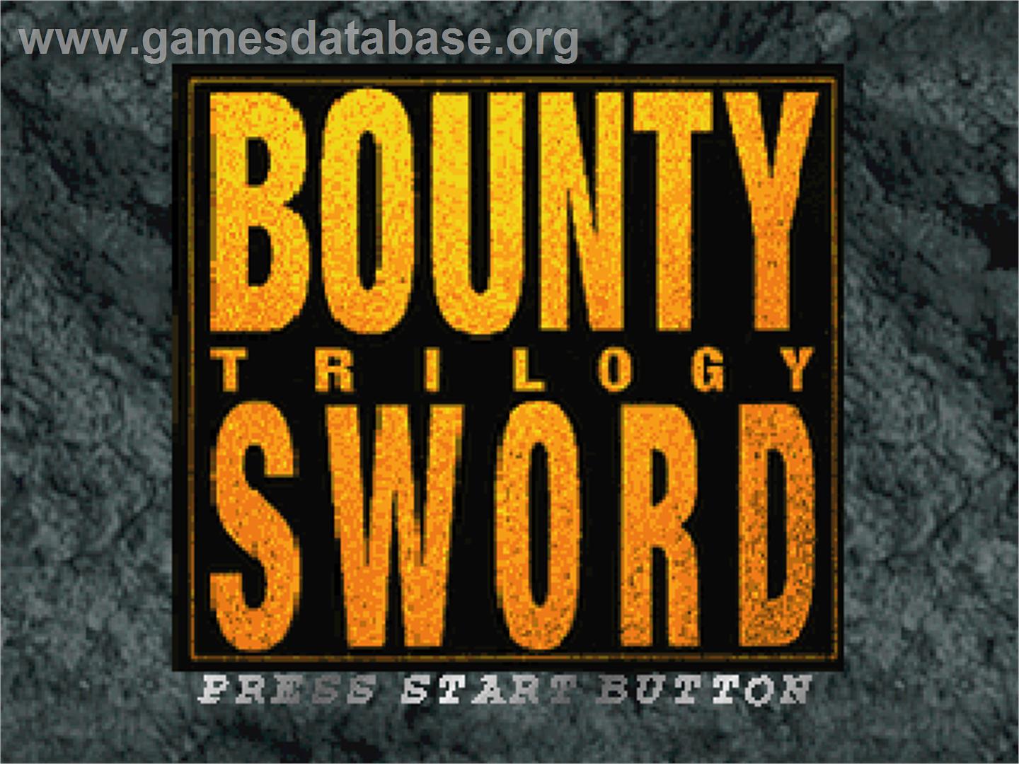 Bounty Sword First - Sony Playstation - Artwork - Title Screen