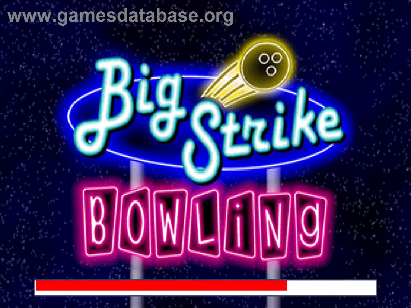 Bowling - Sony Playstation - Artwork - Title Screen