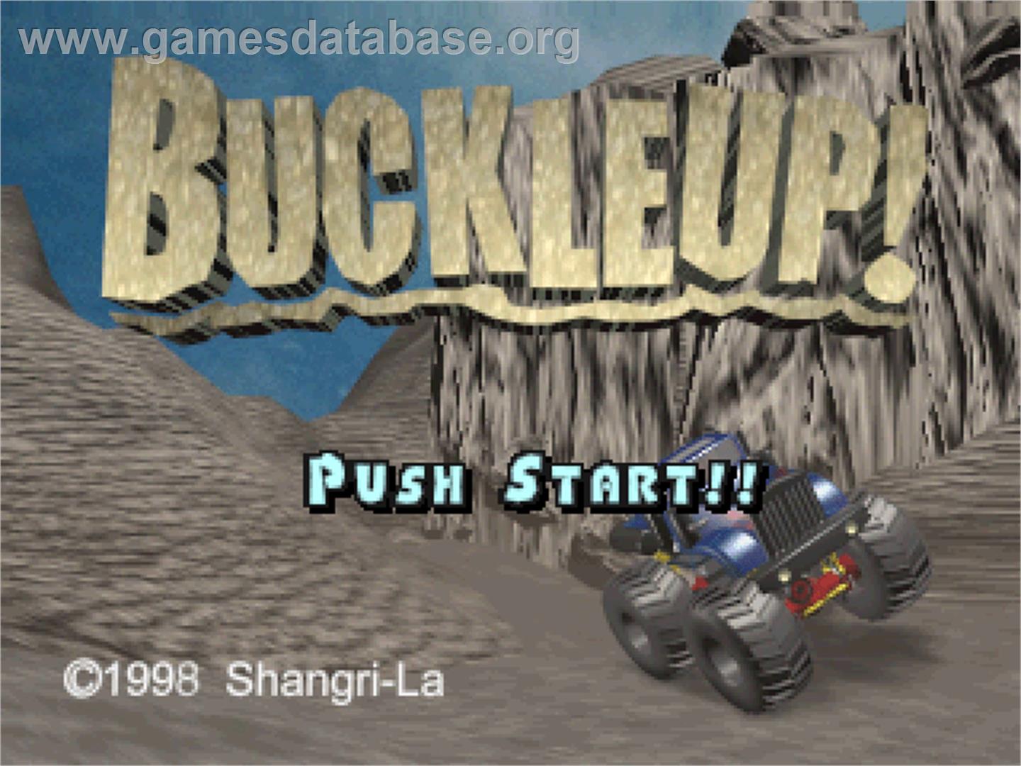 Buckle Up! - Sony Playstation - Artwork - Title Screen