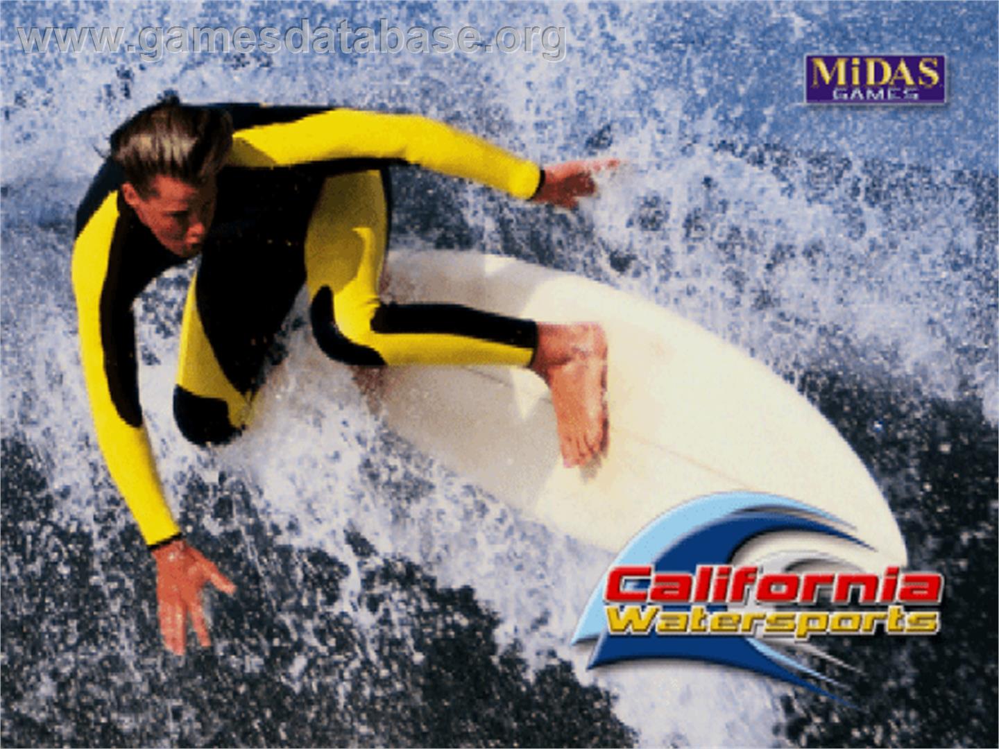 California Watersports - Sony Playstation - Artwork - Title Screen