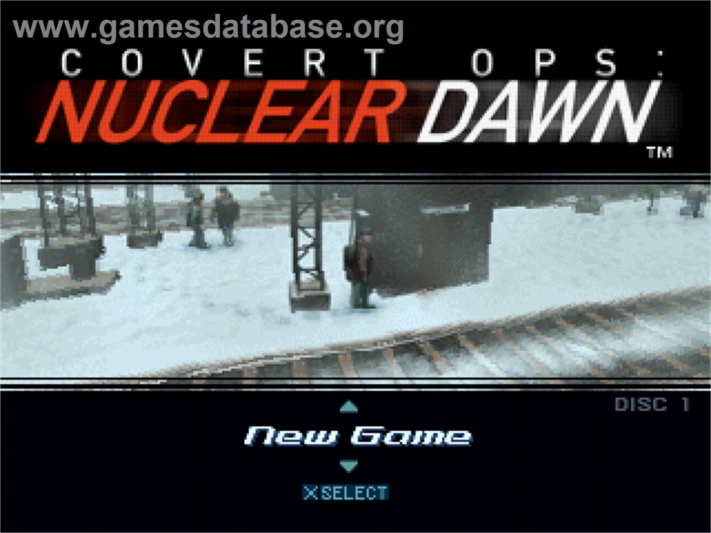 Chase the Express - Sony Playstation - Artwork - Title Screen