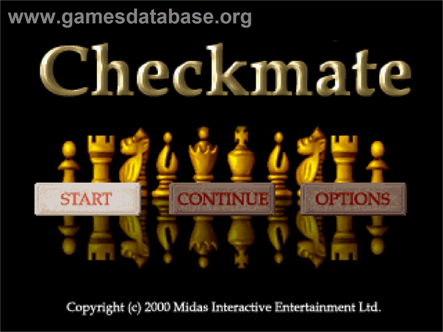 Checkmate - Sony Playstation - Artwork - Title Screen