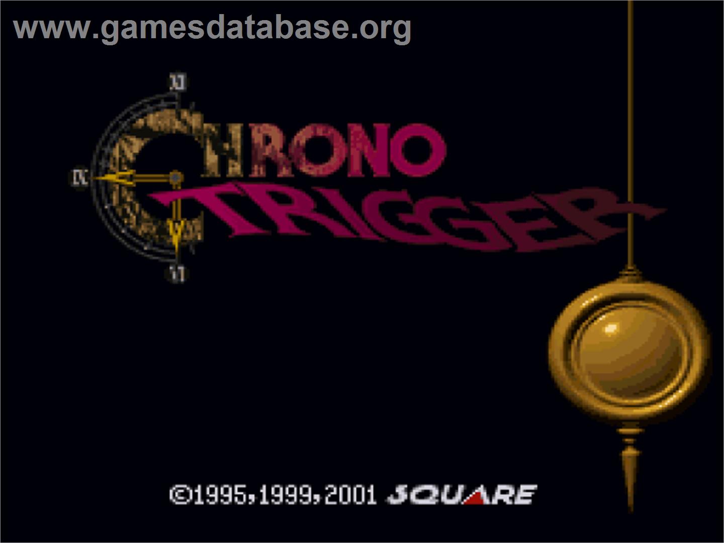 Chrono Trigger - Sony Playstation - Artwork - Title Screen