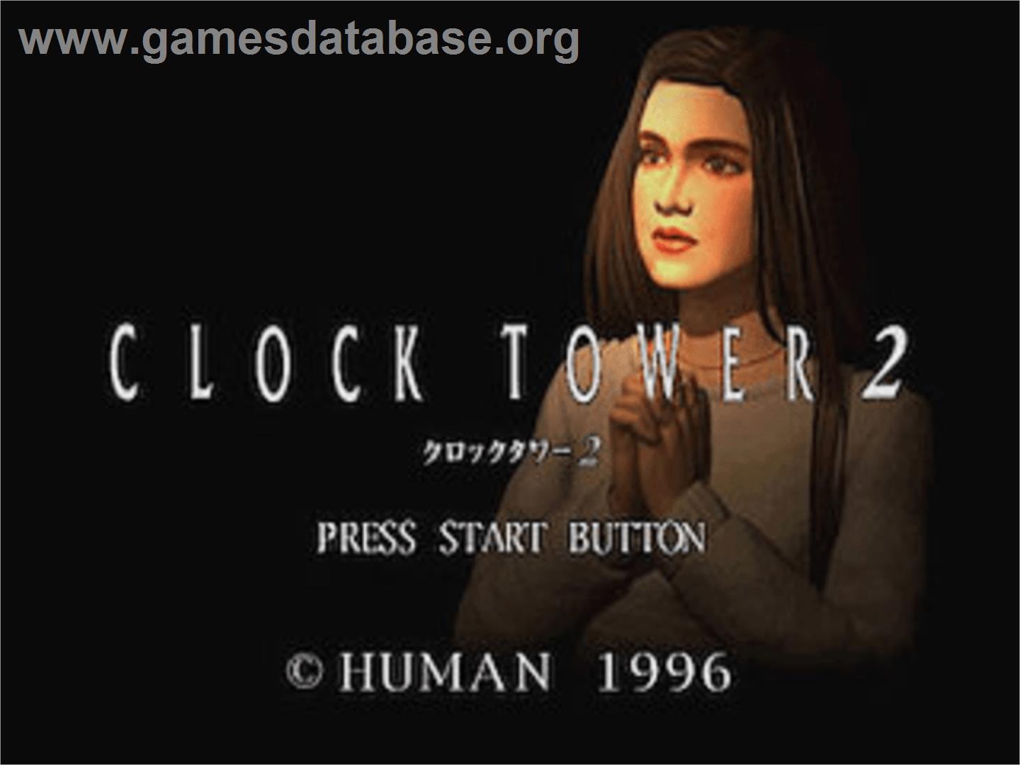Clock Tower - Sony Playstation - Artwork - Title Screen