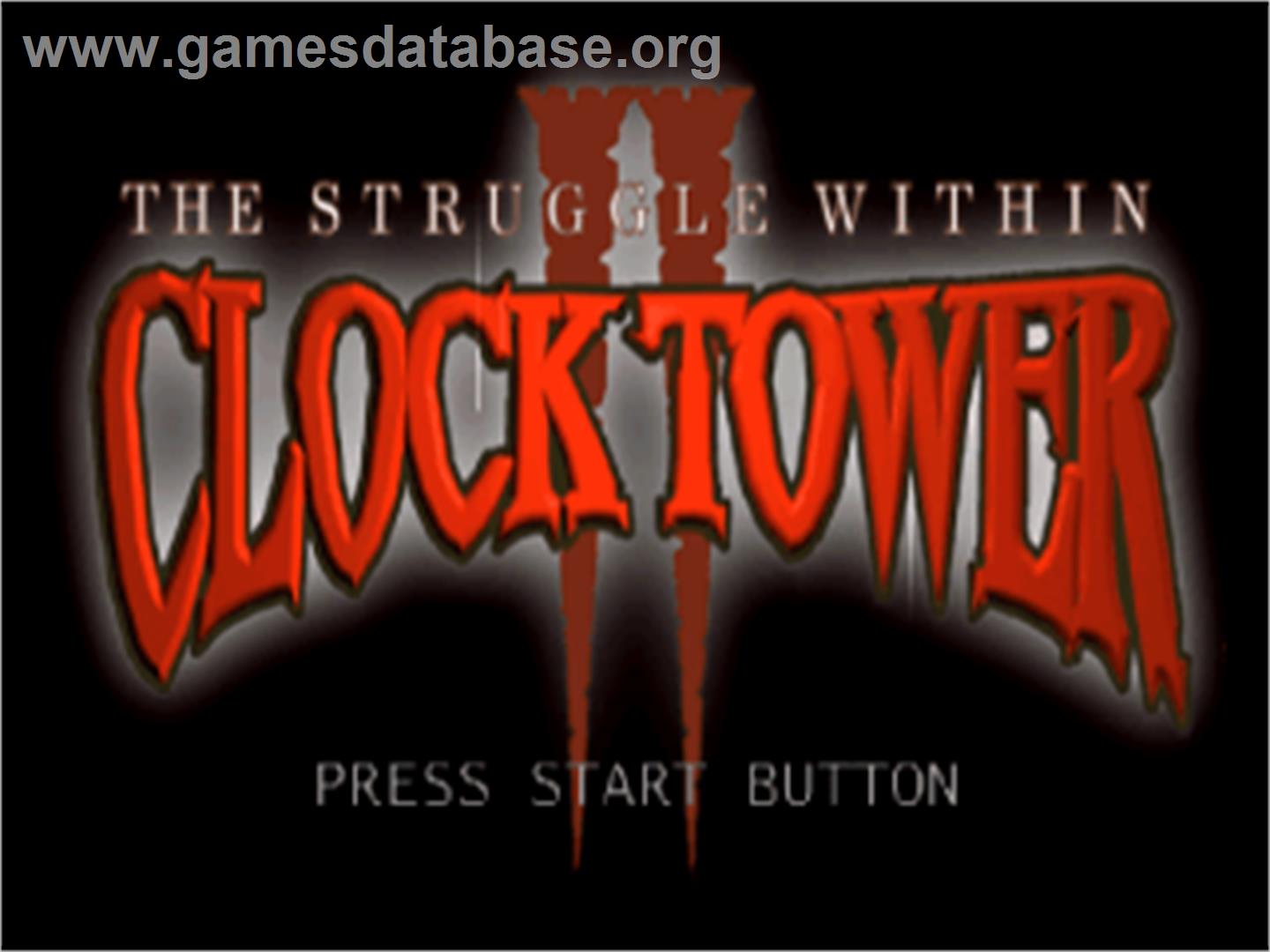 Clock Tower 2: The Struggle Within - Sony Playstation - Artwork - Title Screen