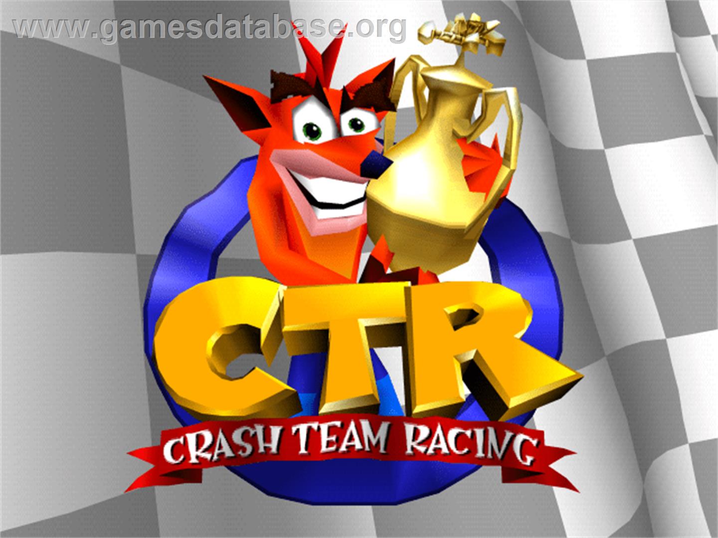 Crash Team Racing - Sony Playstation - Artwork - Title Screen