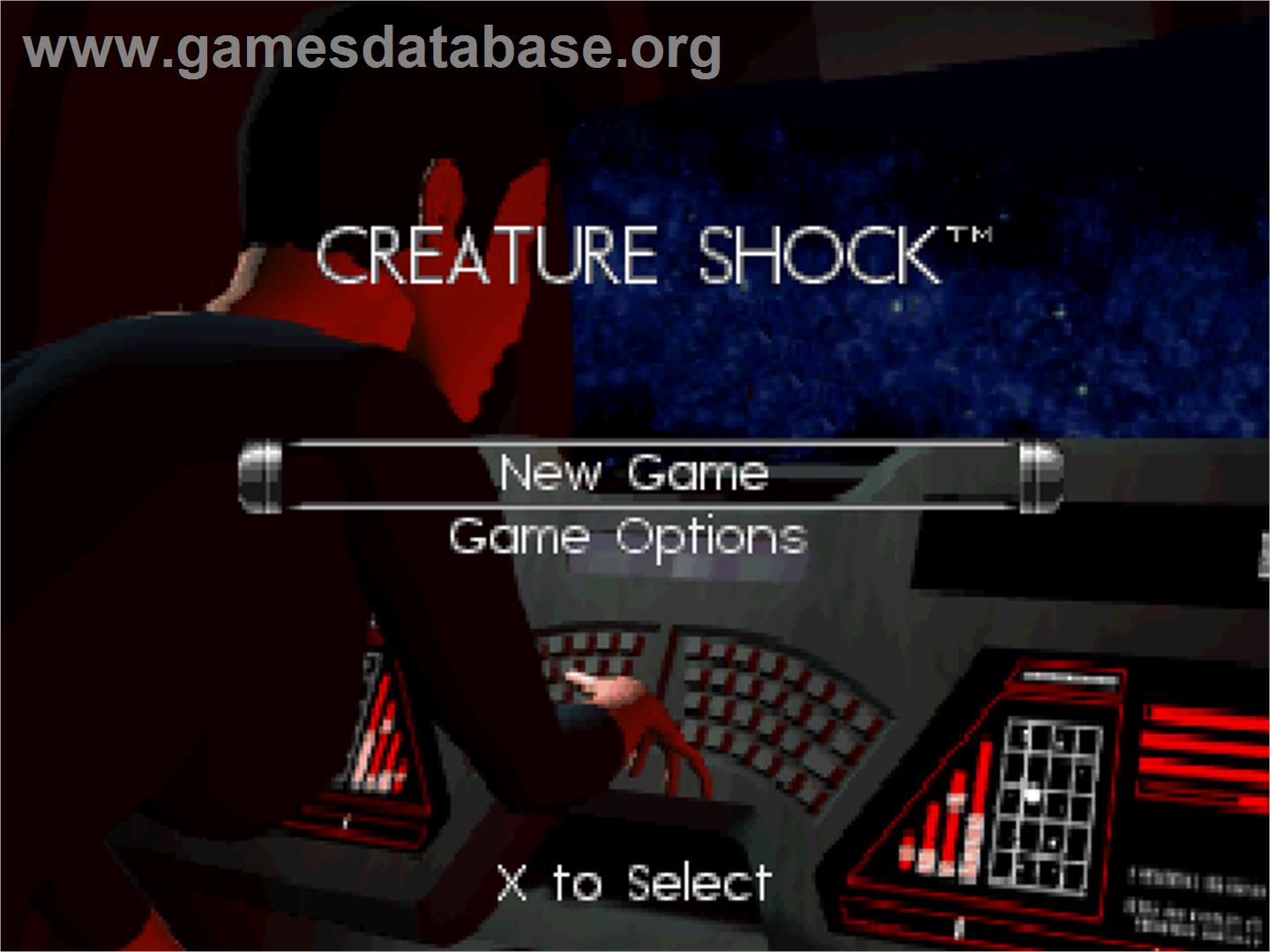 Creature Shock - Sony Playstation - Artwork - Title Screen