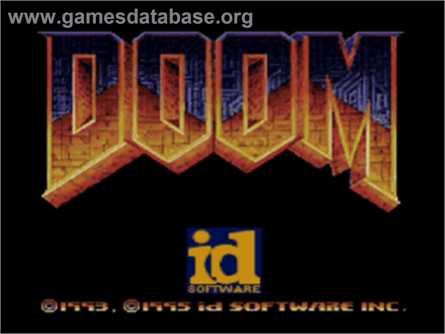 DOOM - Sony Playstation - Artwork - Title Screen