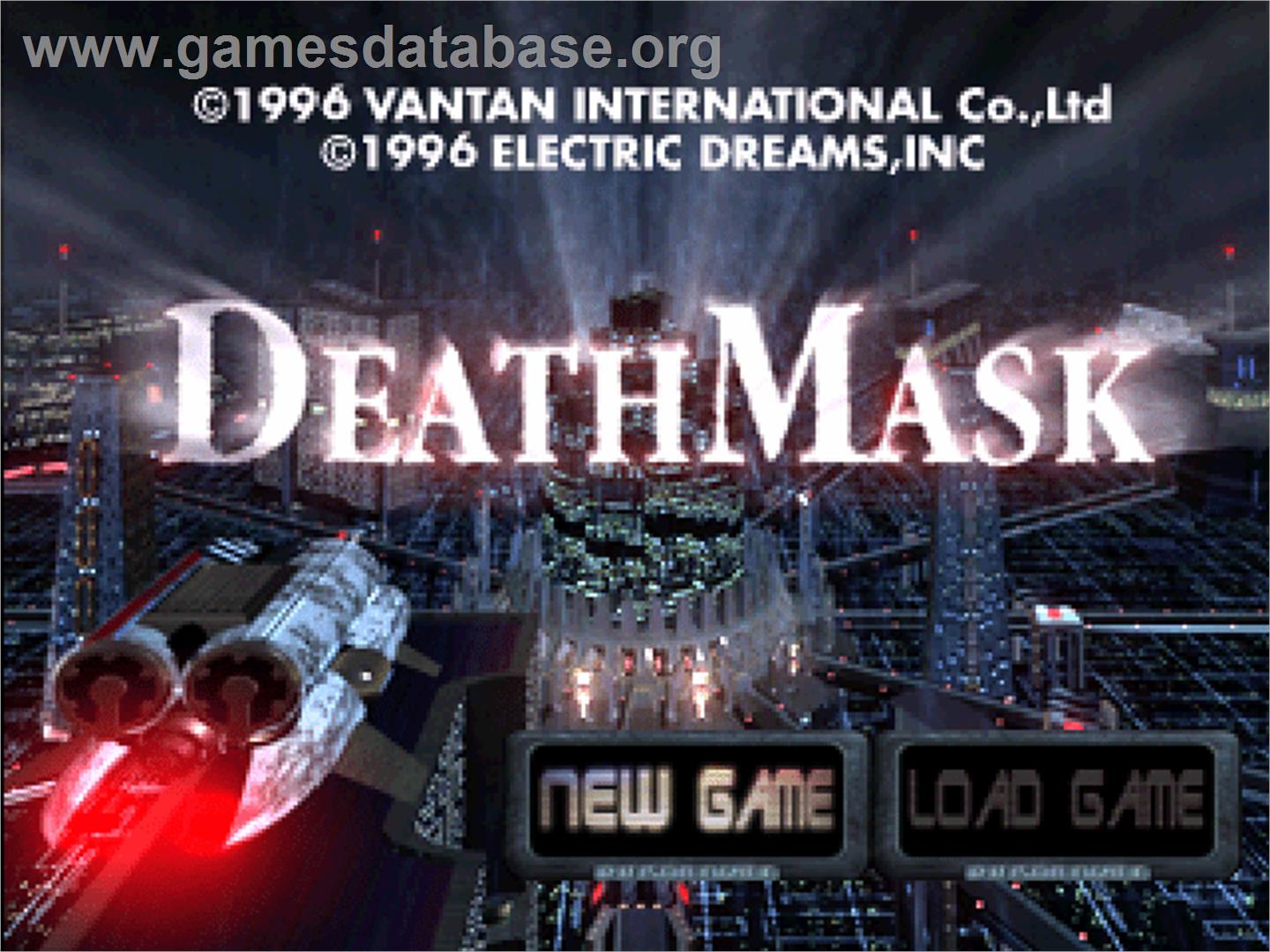 DeathMask - Sony Playstation - Artwork - Title Screen