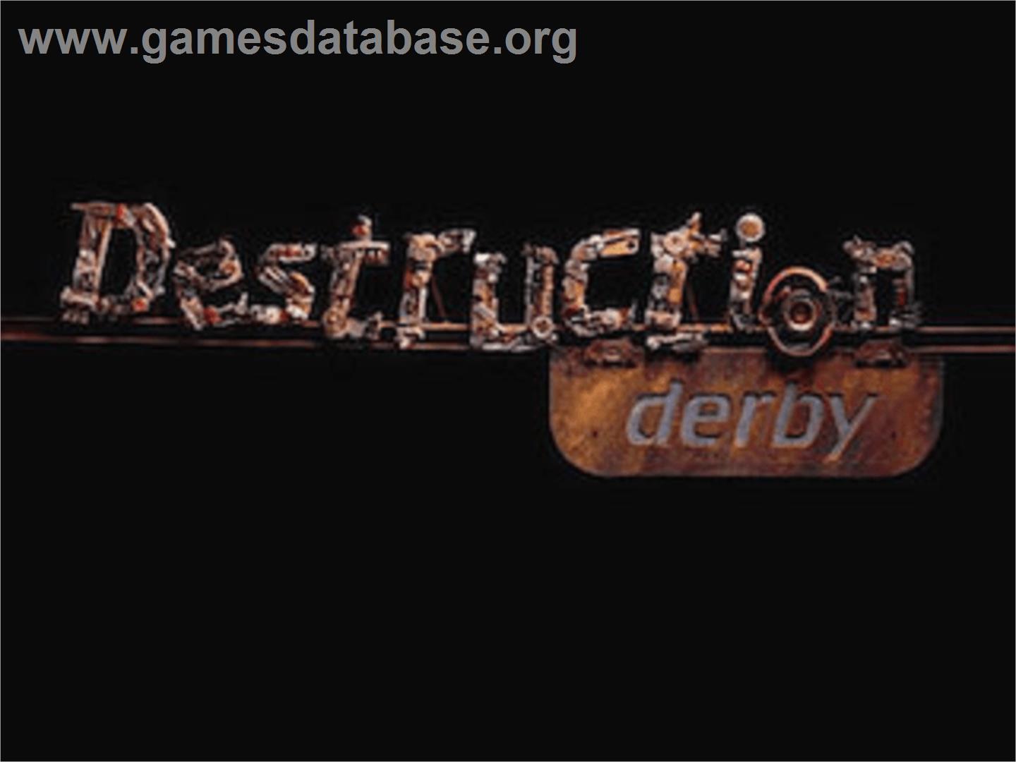 Destruction Derby - Sony Playstation - Artwork - Title Screen