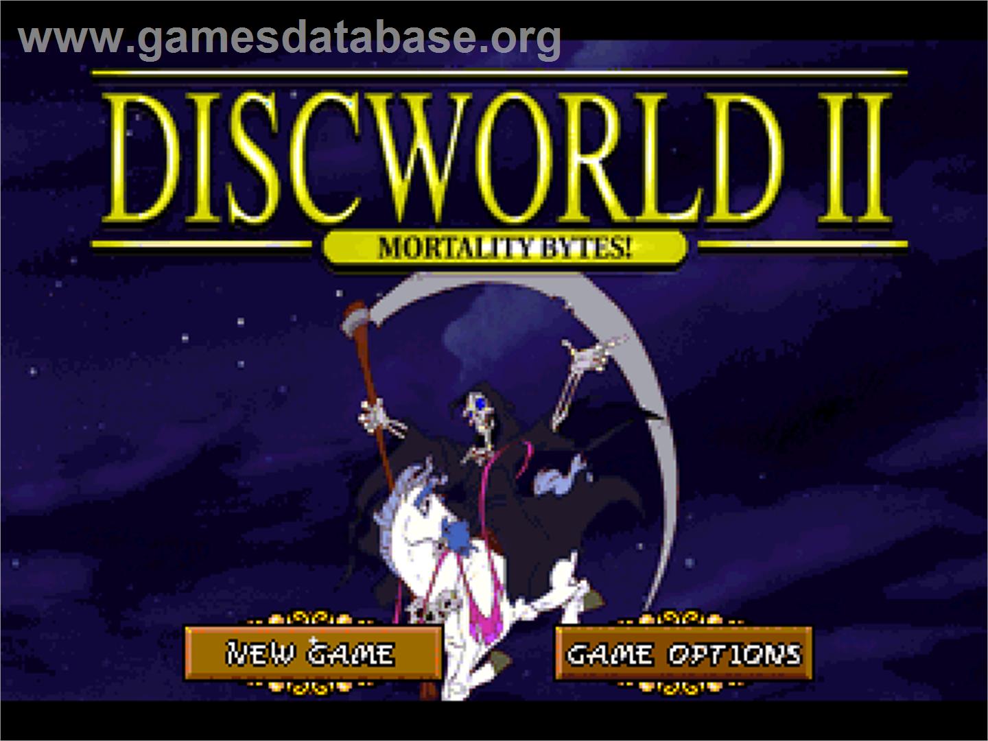 Discworld 2 - Missing Presumed? - Sony Playstation - Artwork - Title Screen