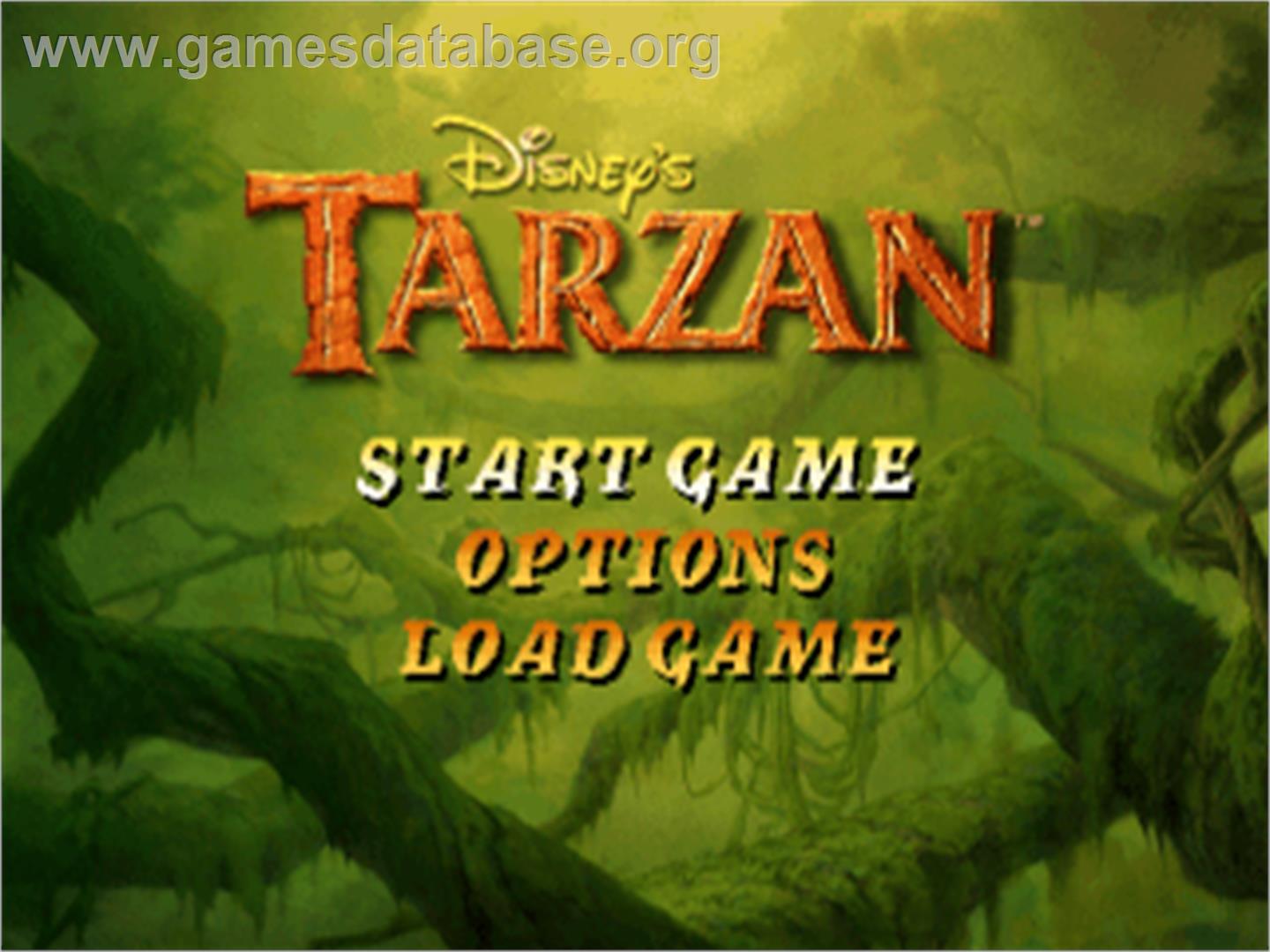 Disney's Tarzan - Sony Playstation - Artwork - Title Screen