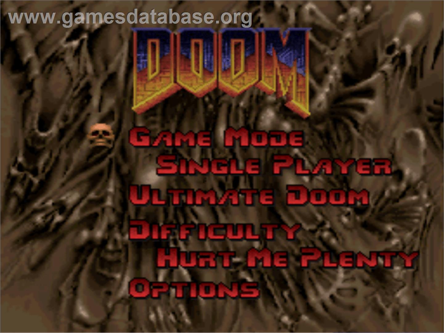 Doom - Sony Playstation - Artwork - Title Screen