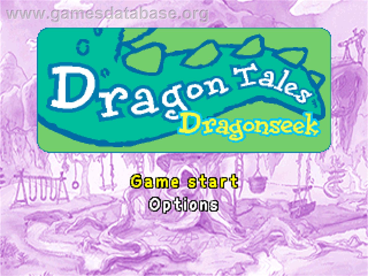 Dragon Tales - Dragonseek - Sony Playstation - Artwork - Title Screen