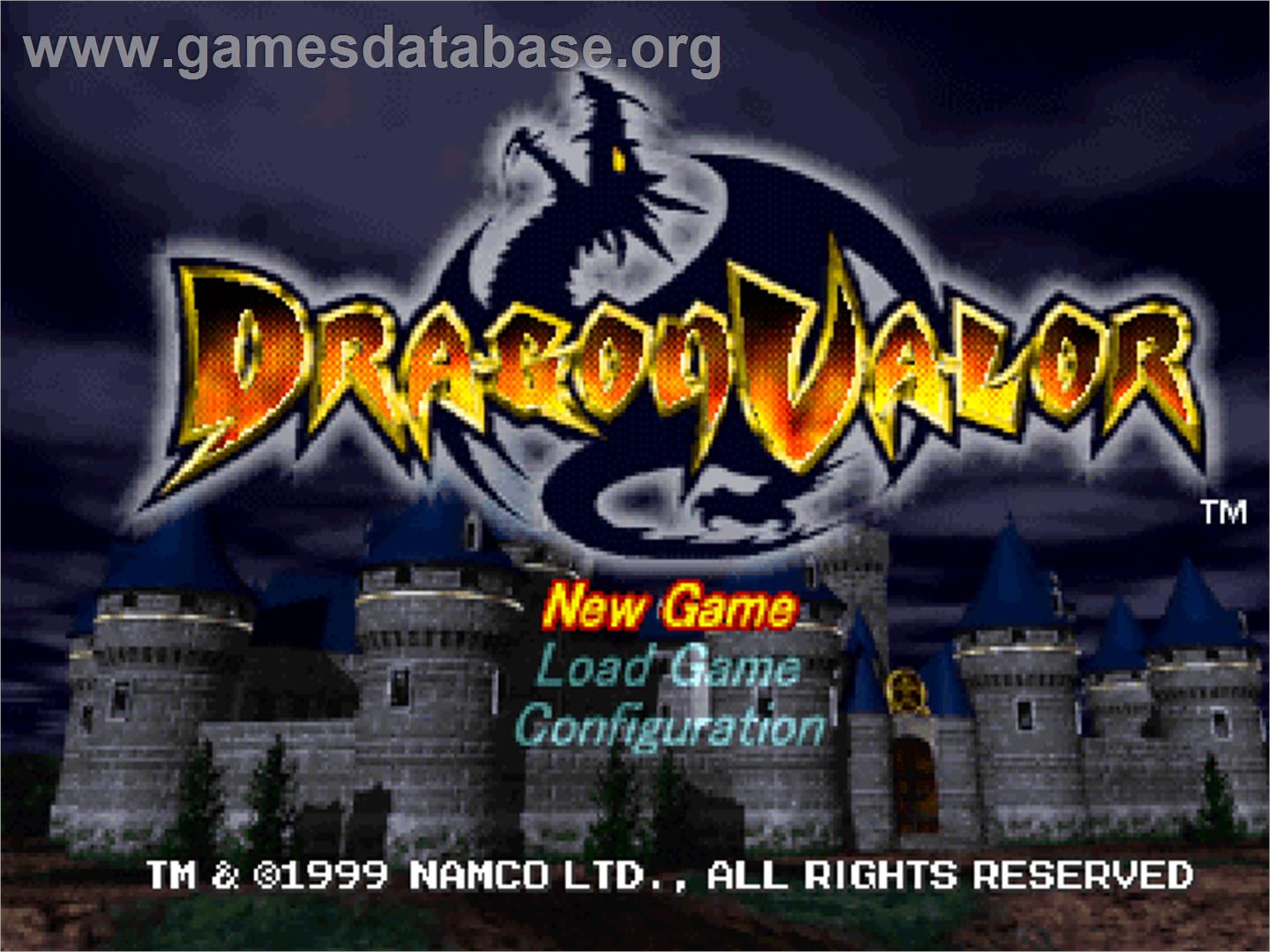 Dragon Valor - Sony Playstation - Artwork - Title Screen
