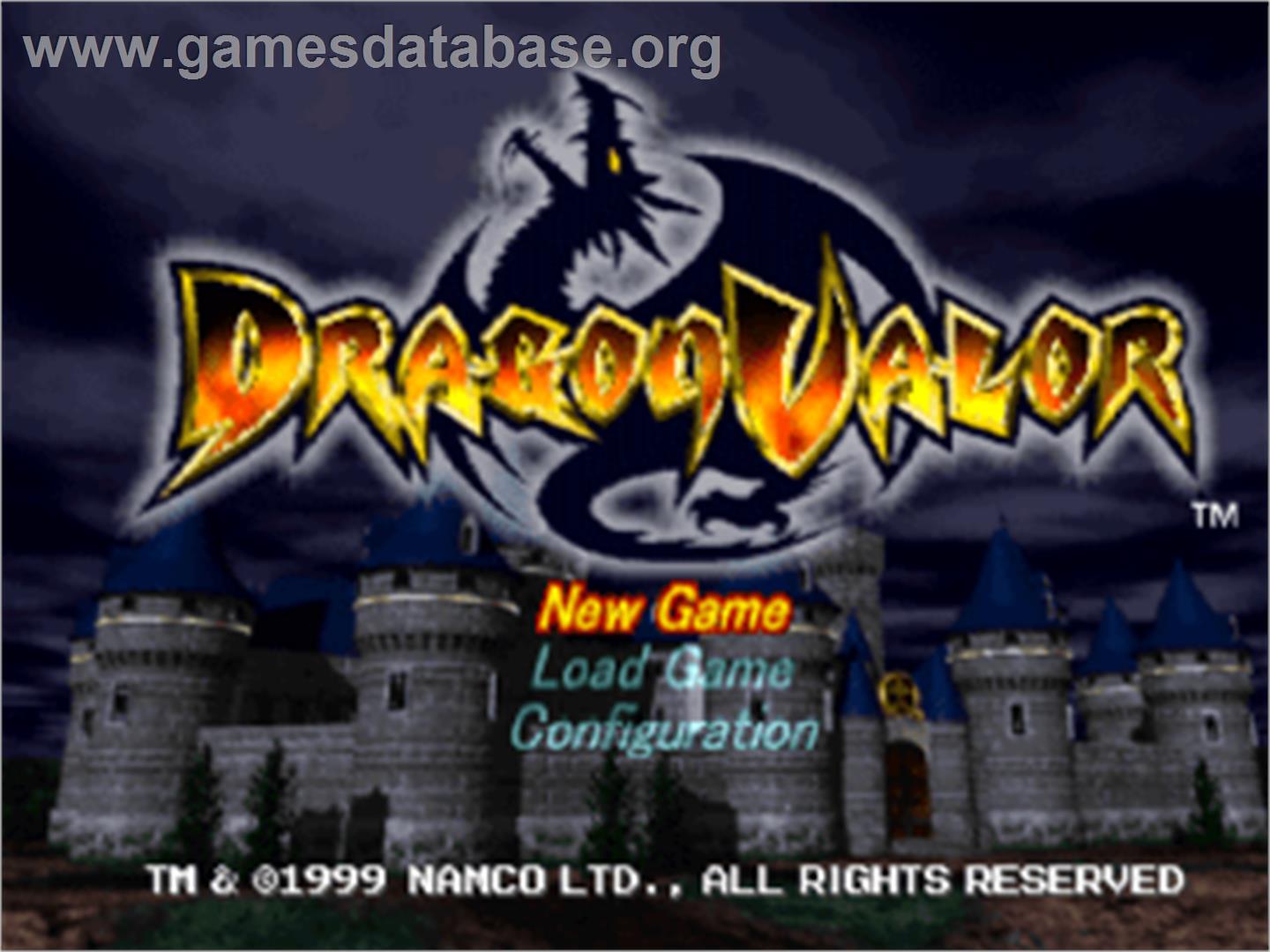 Dragon Valor - Sony Playstation - Artwork - Title Screen