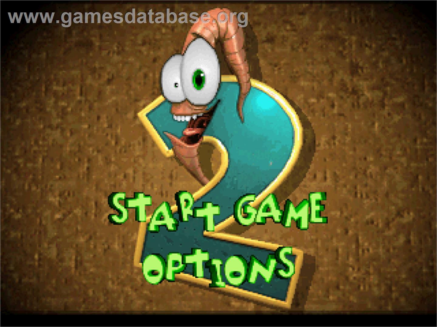 Earthworm Jim 2 - Sony Playstation - Artwork - Title Screen