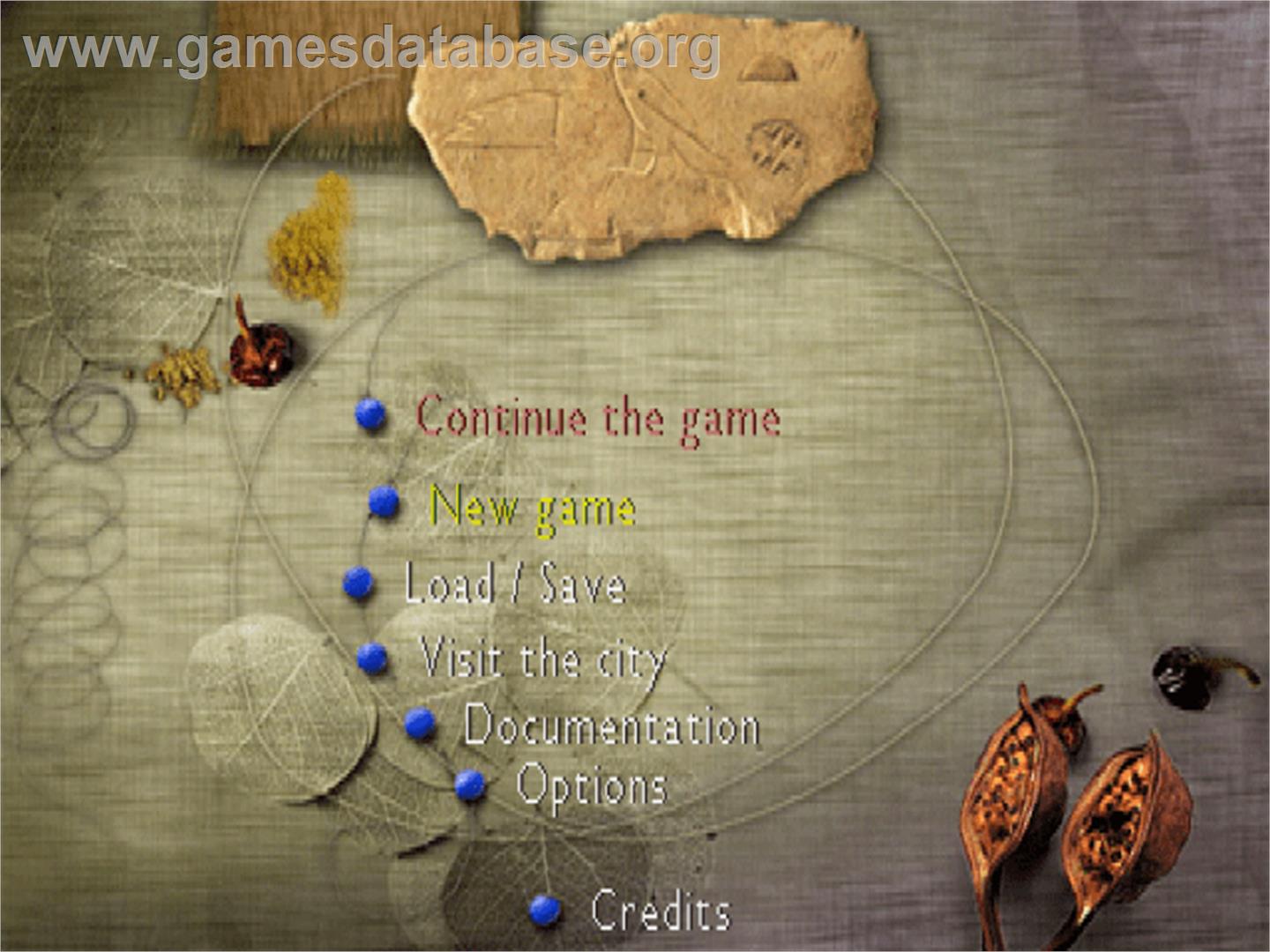 Egypt II: The Heliopolis Prophecy - Sony Playstation - Artwork - Title Screen