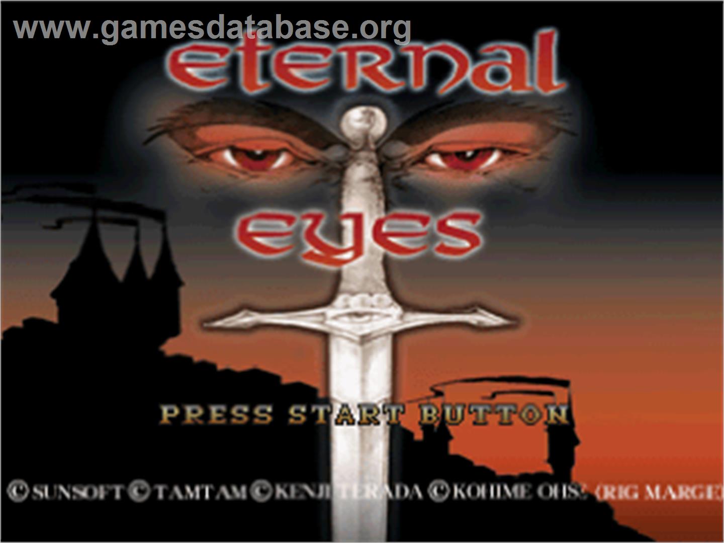 Eternal Eyes - Sony Playstation - Artwork - Title Screen