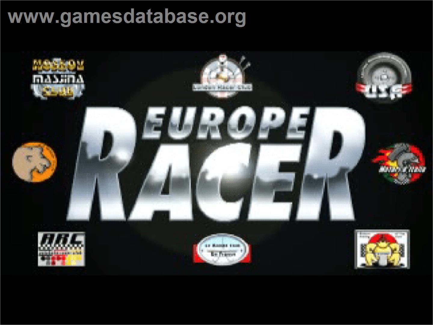 Europe Racer - Sony Playstation - Artwork - Title Screen