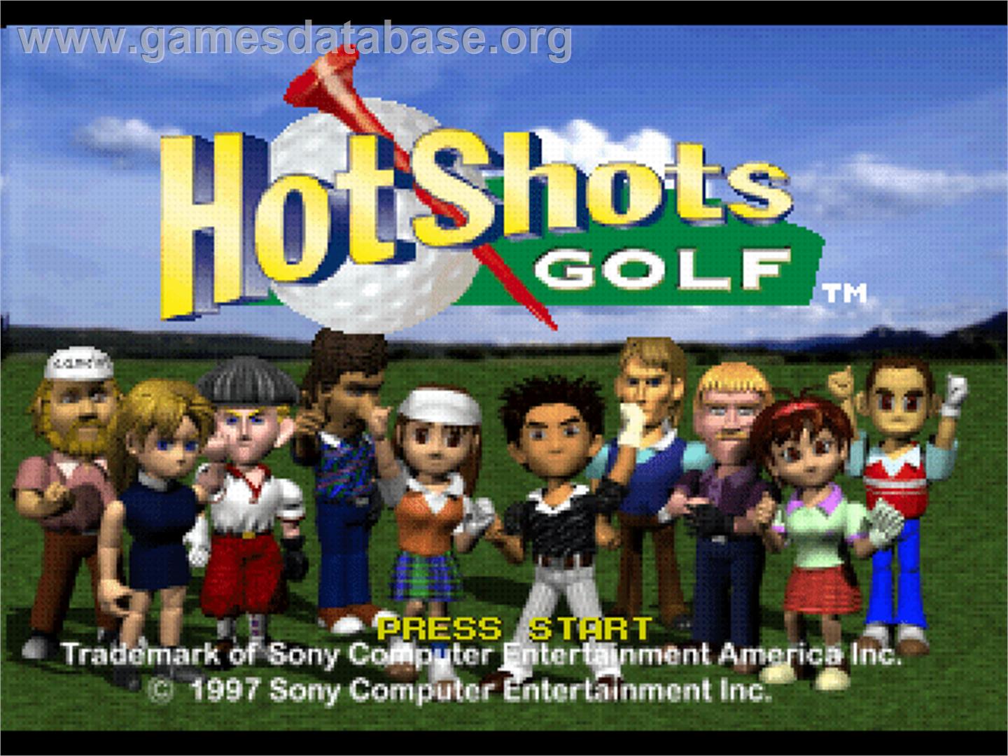 Everybody's Golf - Sony Playstation - Artwork - Title Screen