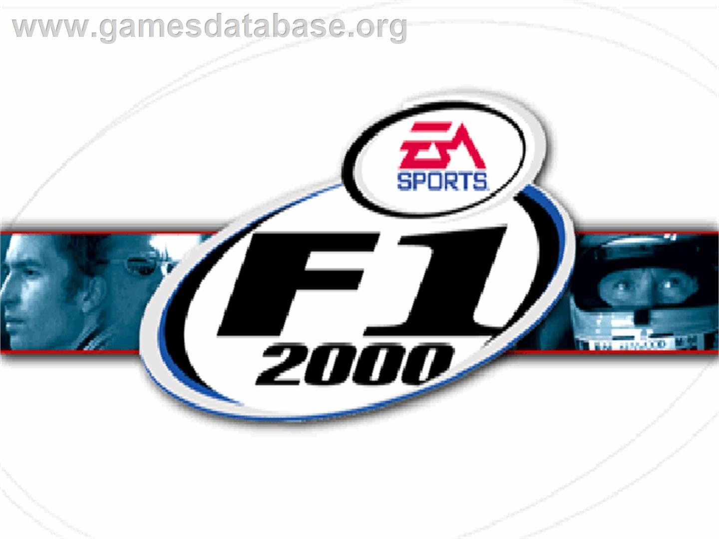 F1 2000 - Sony Playstation - Artwork - Title Screen