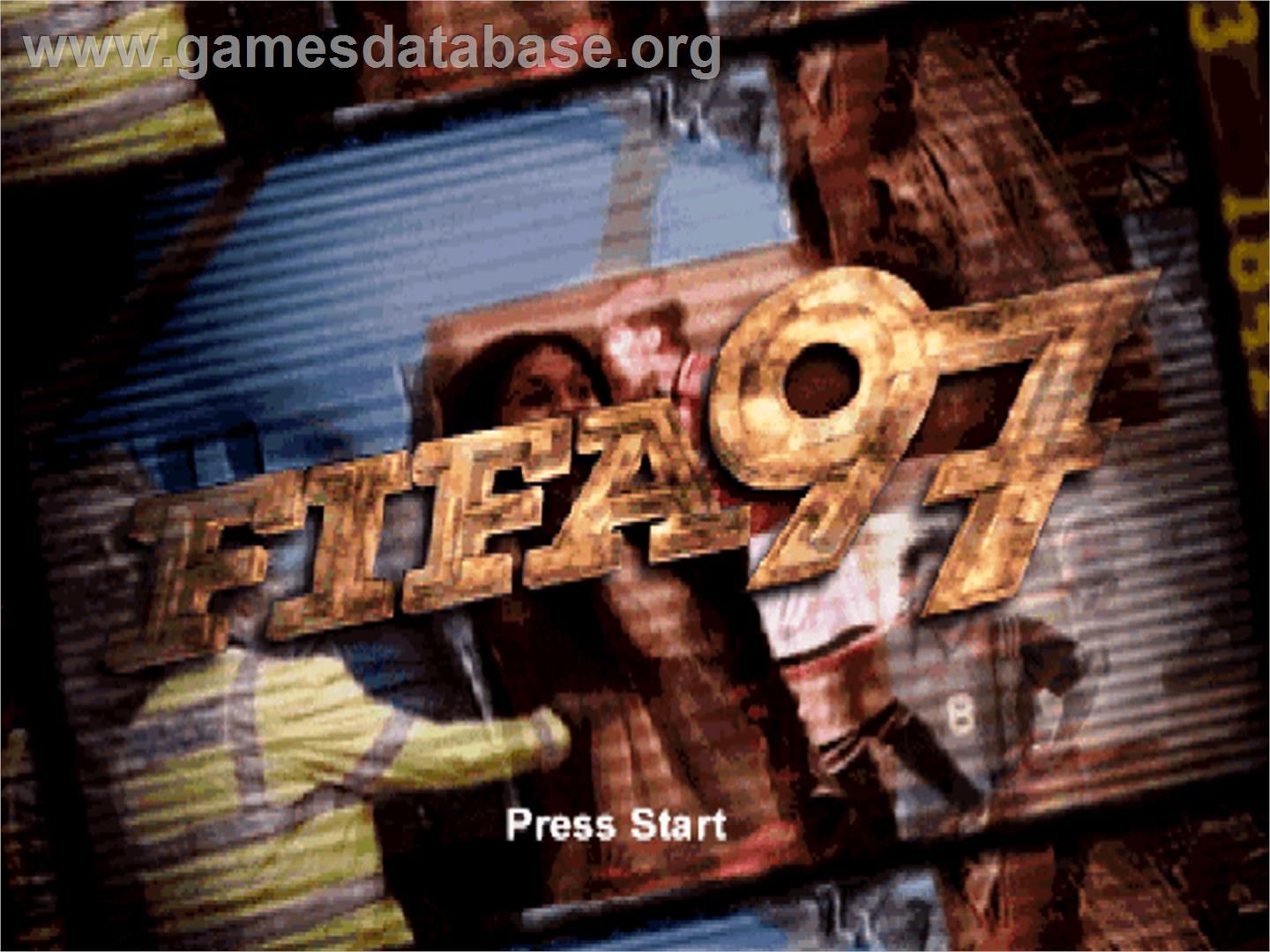 FIFA 97 - Sony Playstation - Artwork - Title Screen
