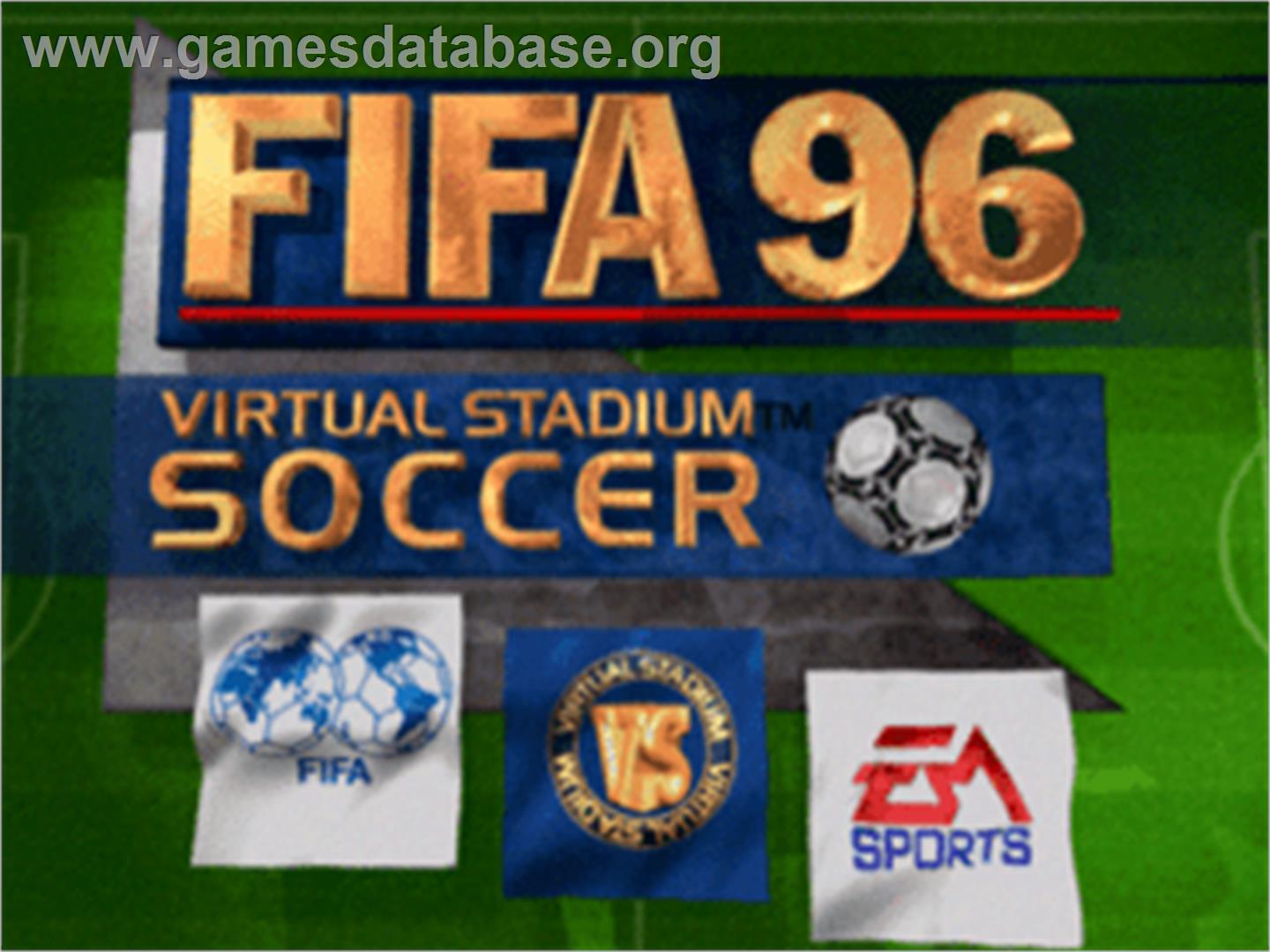 FIFA Soccer 96 - Sony Playstation - Artwork - Title Screen