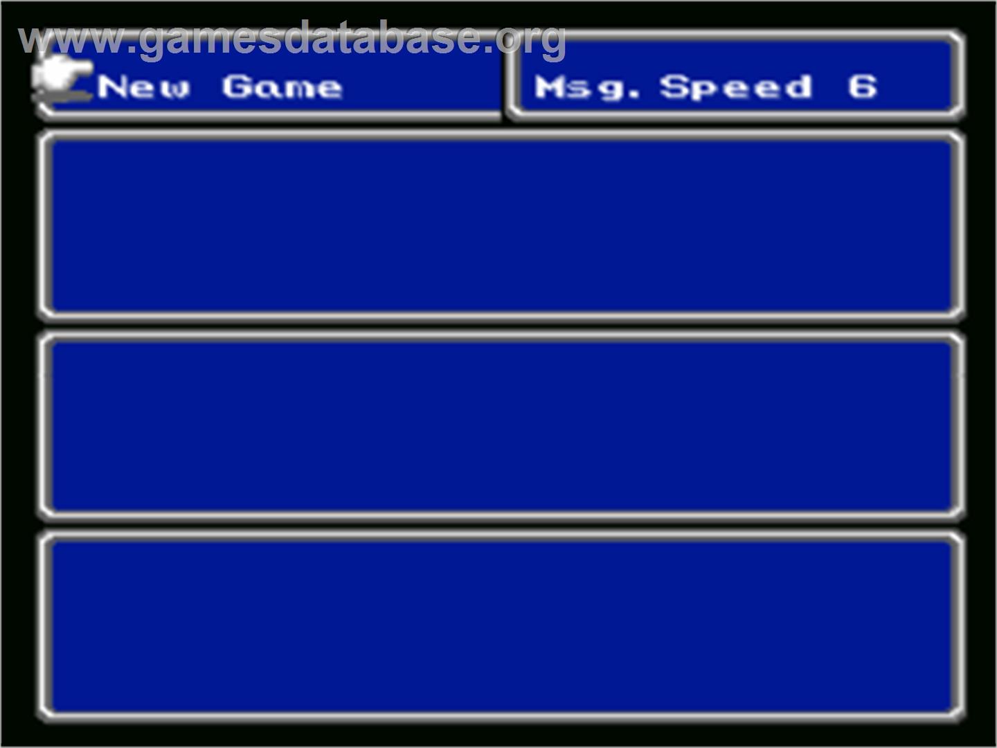 Final Fantasy III - Sony Playstation - Artwork - Title Screen