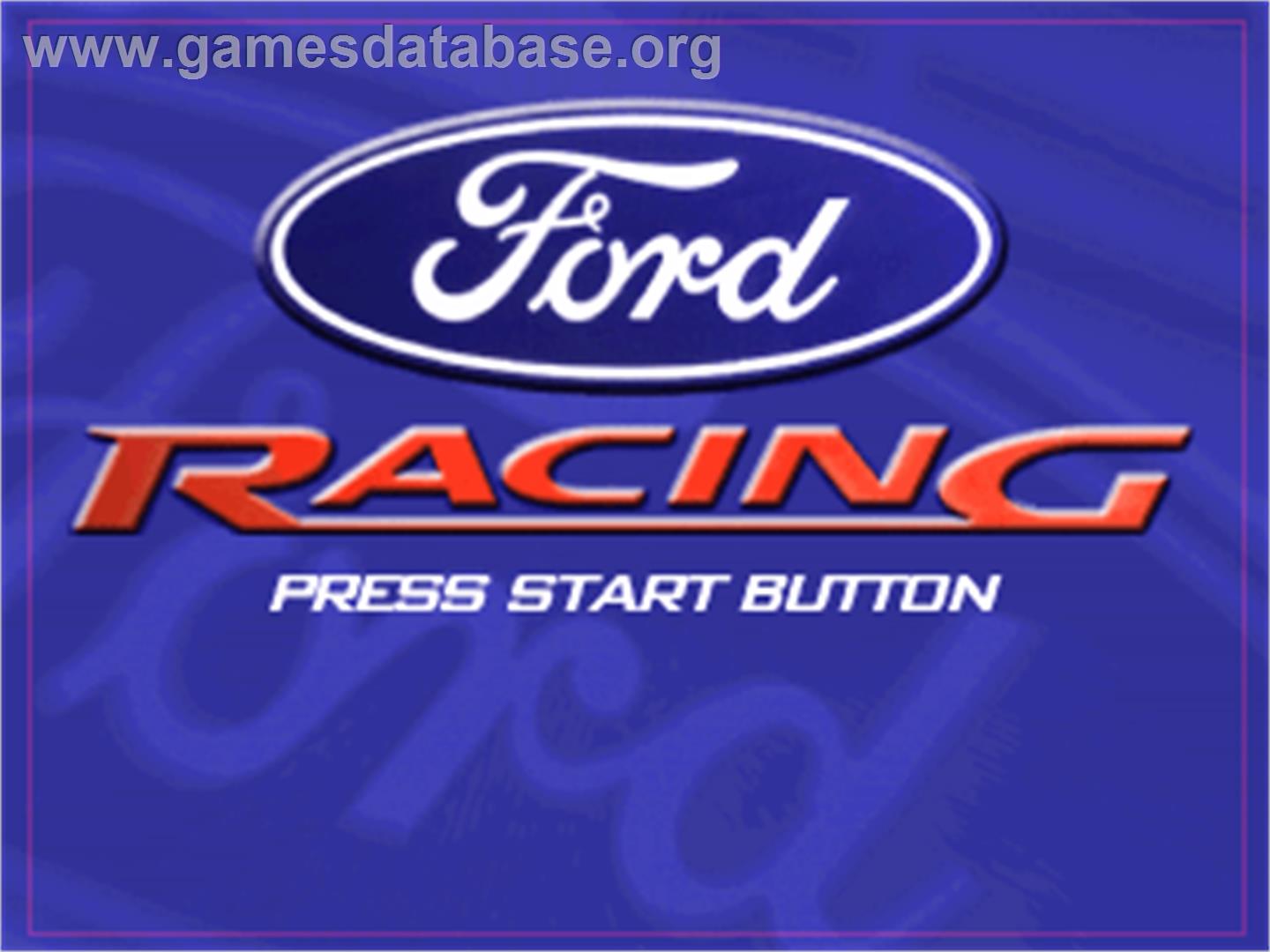 Ford Racing - Sony Playstation - Artwork - Title Screen