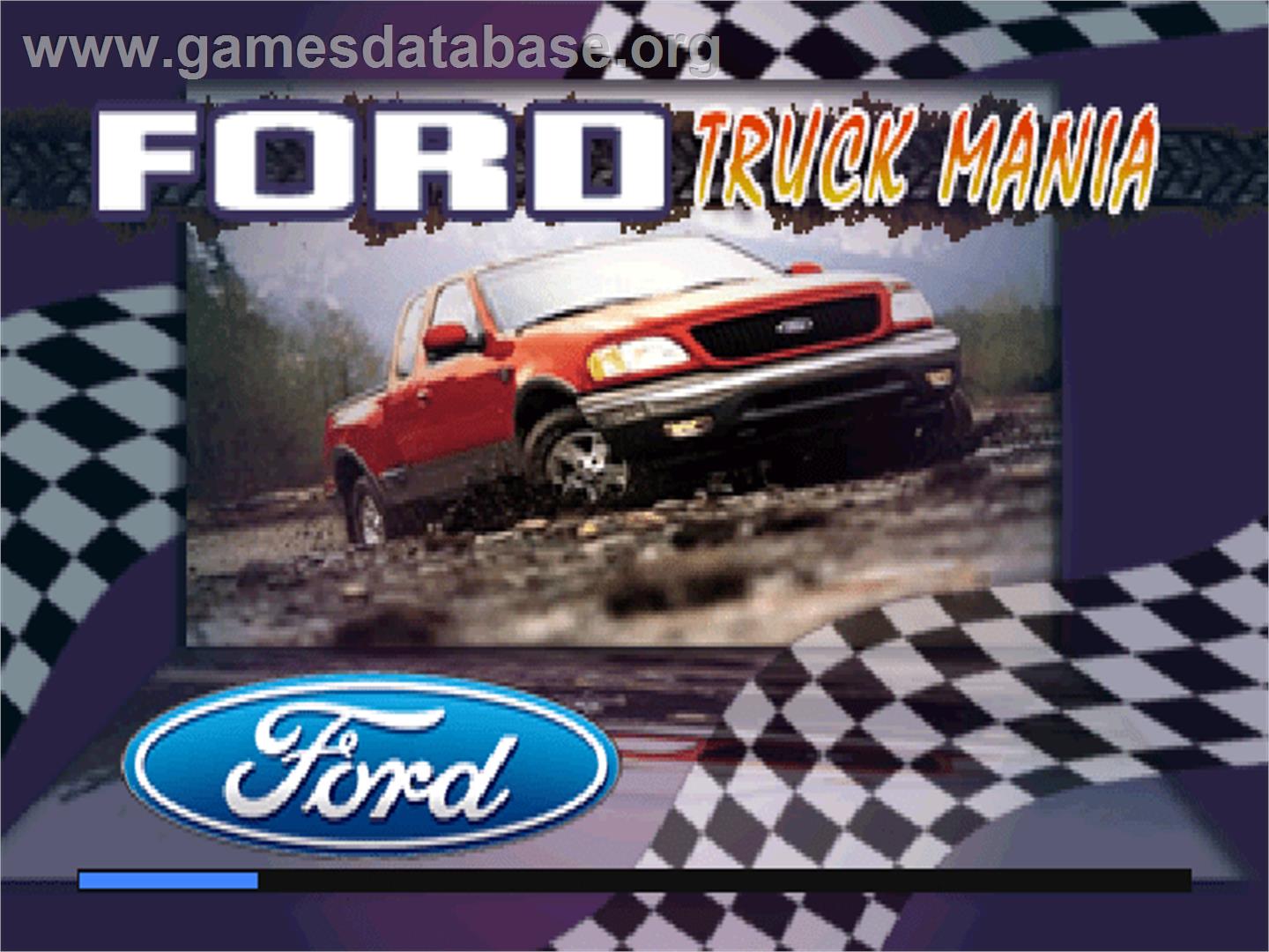 Ford Truck Mania - Sony Playstation - Artwork - Title Screen