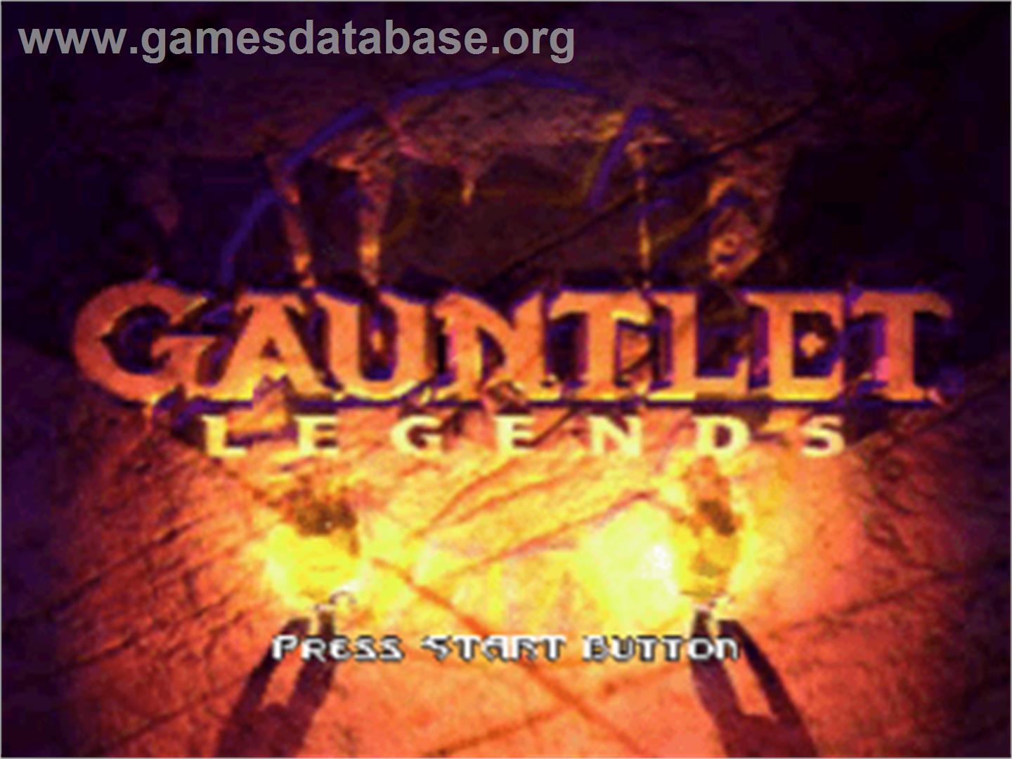 Gauntlet Legends - Sony Playstation - Artwork - Title Screen