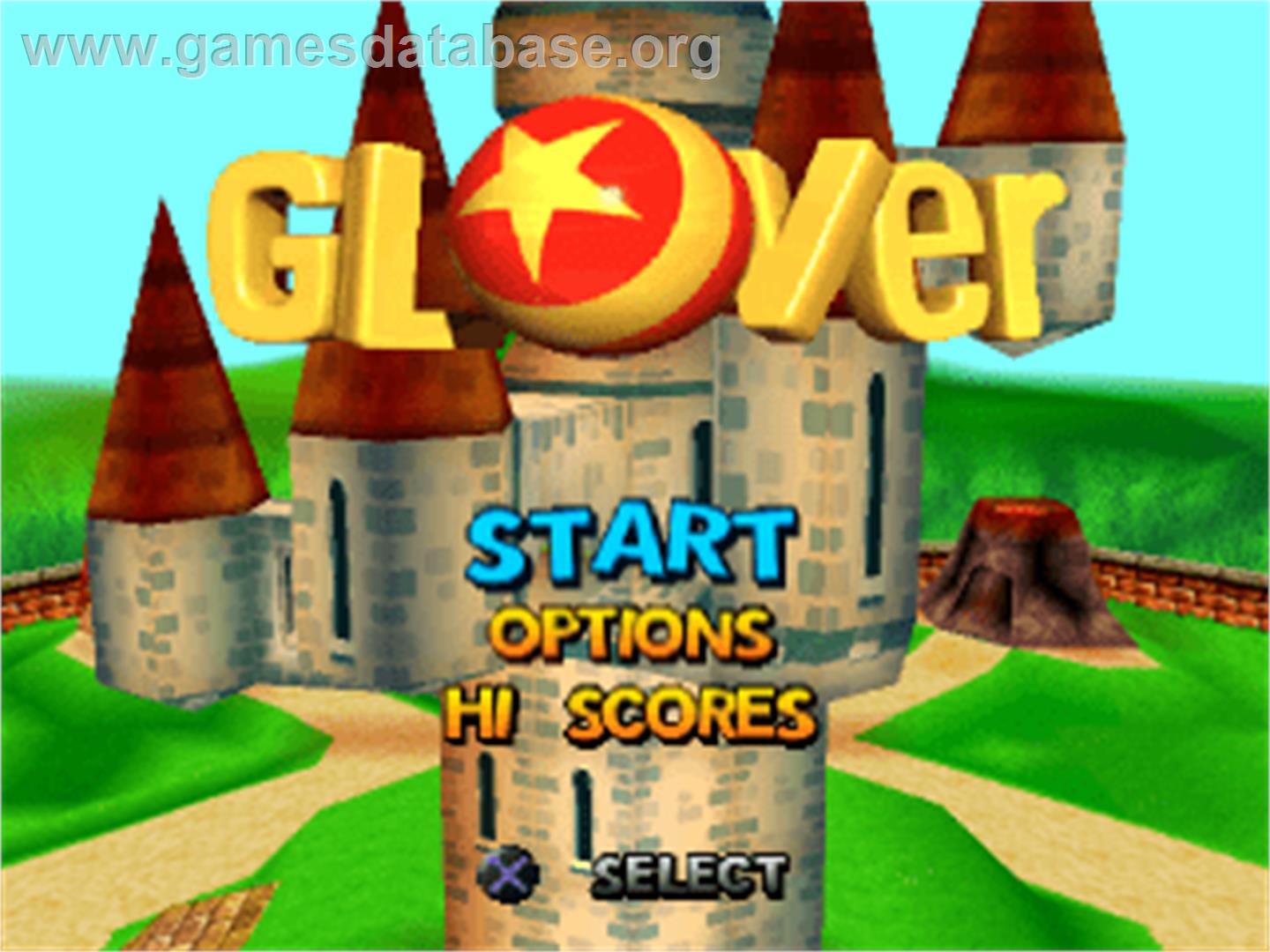 Glover - Sony Playstation - Artwork - Title Screen