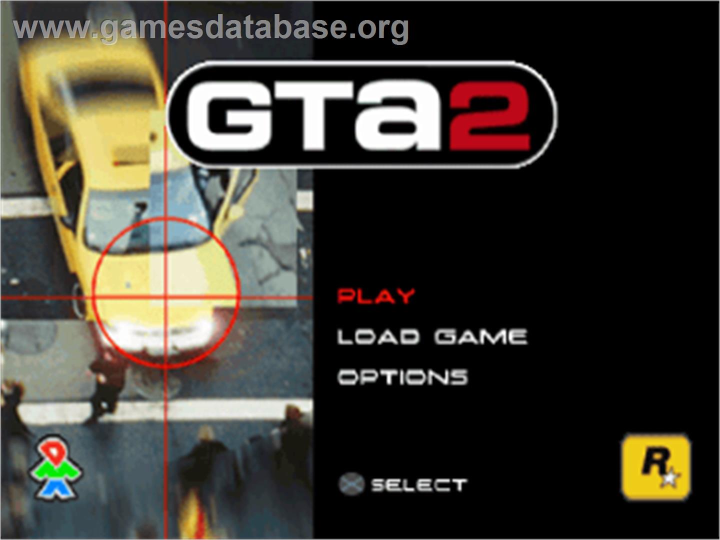 Grand Theft Auto 2 - Sony Playstation - Artwork - Title Screen