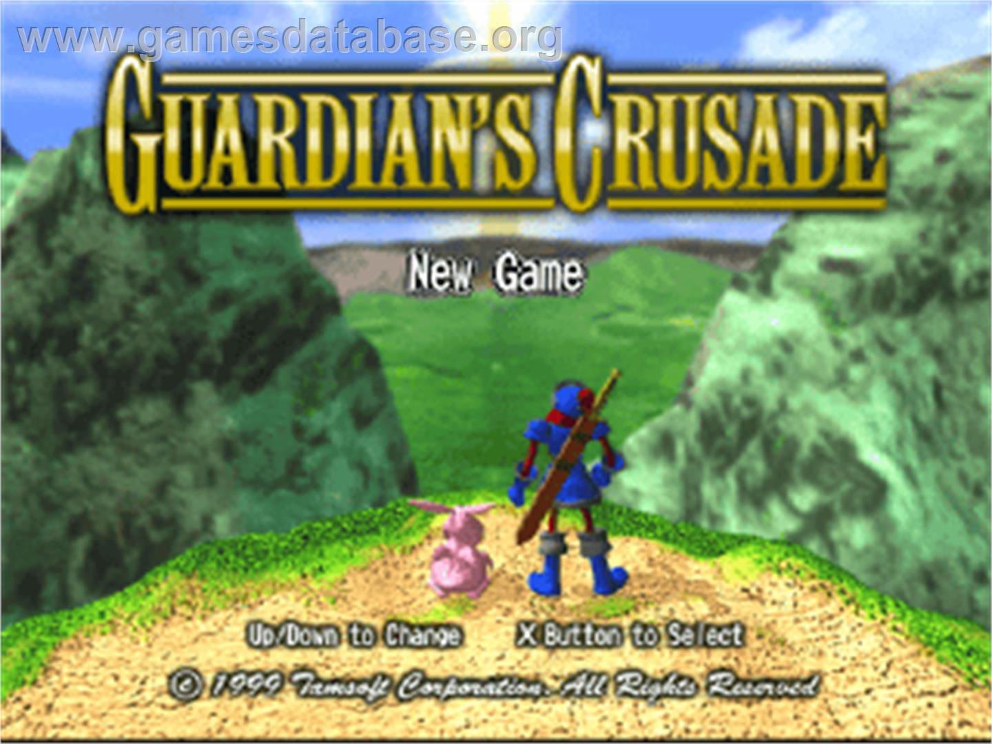 Guardian's Crusade - Sony Playstation - Artwork - Title Screen
