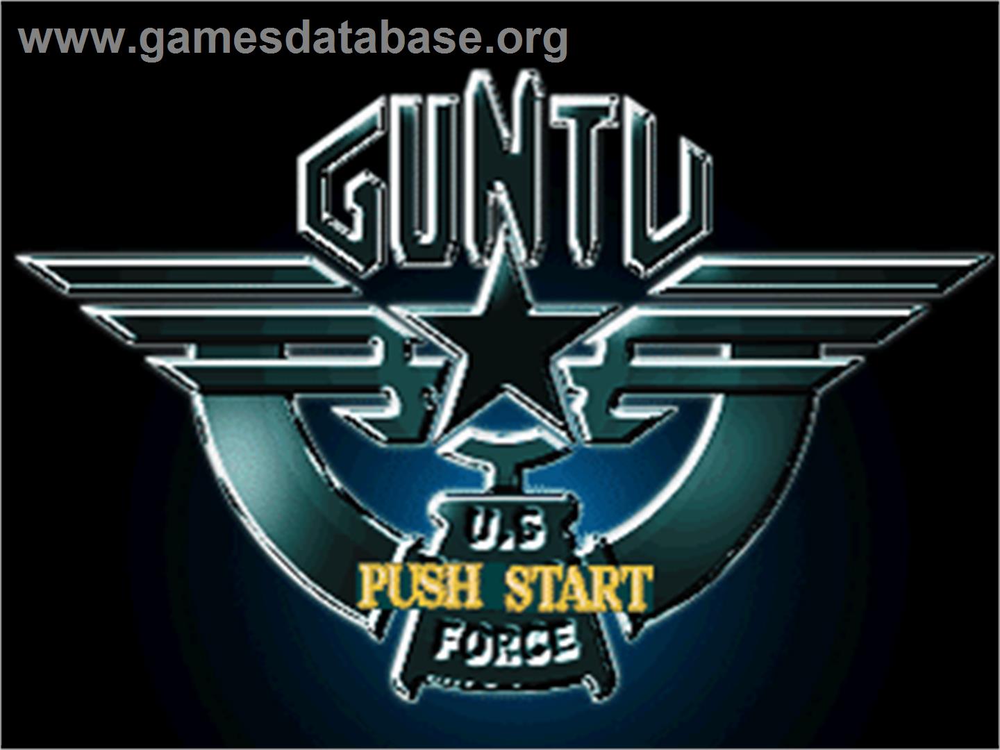 Guntu Western Front June, 1944 - Sony Playstation - Artwork - Title Screen