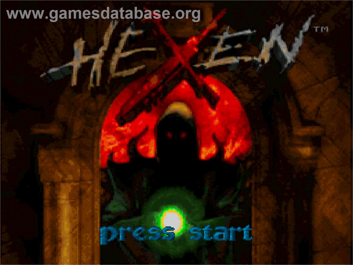 Hexen - Sony Playstation - Artwork - Title Screen