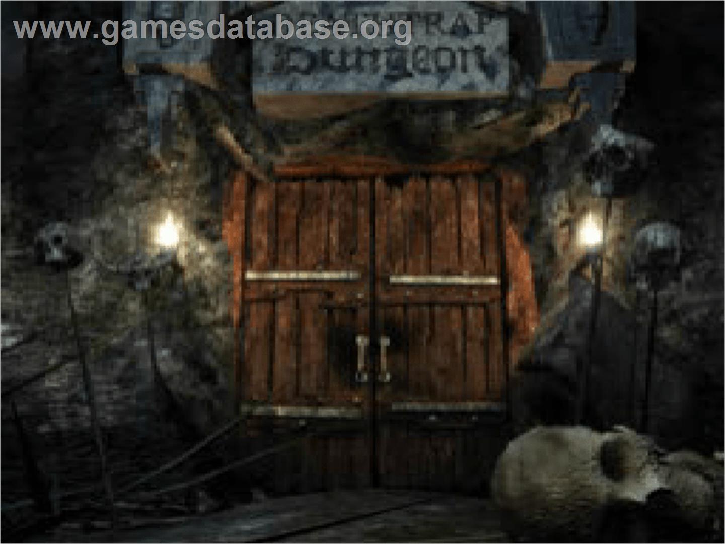 Ian Livingstone's Deathtrap Dungeon - Sony Playstation - Artwork - Title Screen