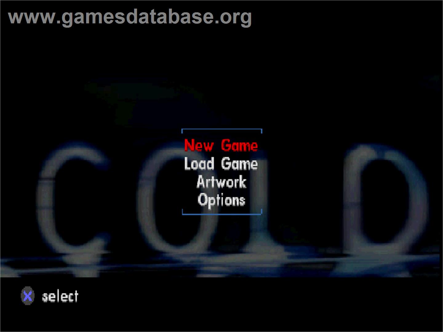 In Cold Blood - Sony Playstation - Artwork - Title Screen